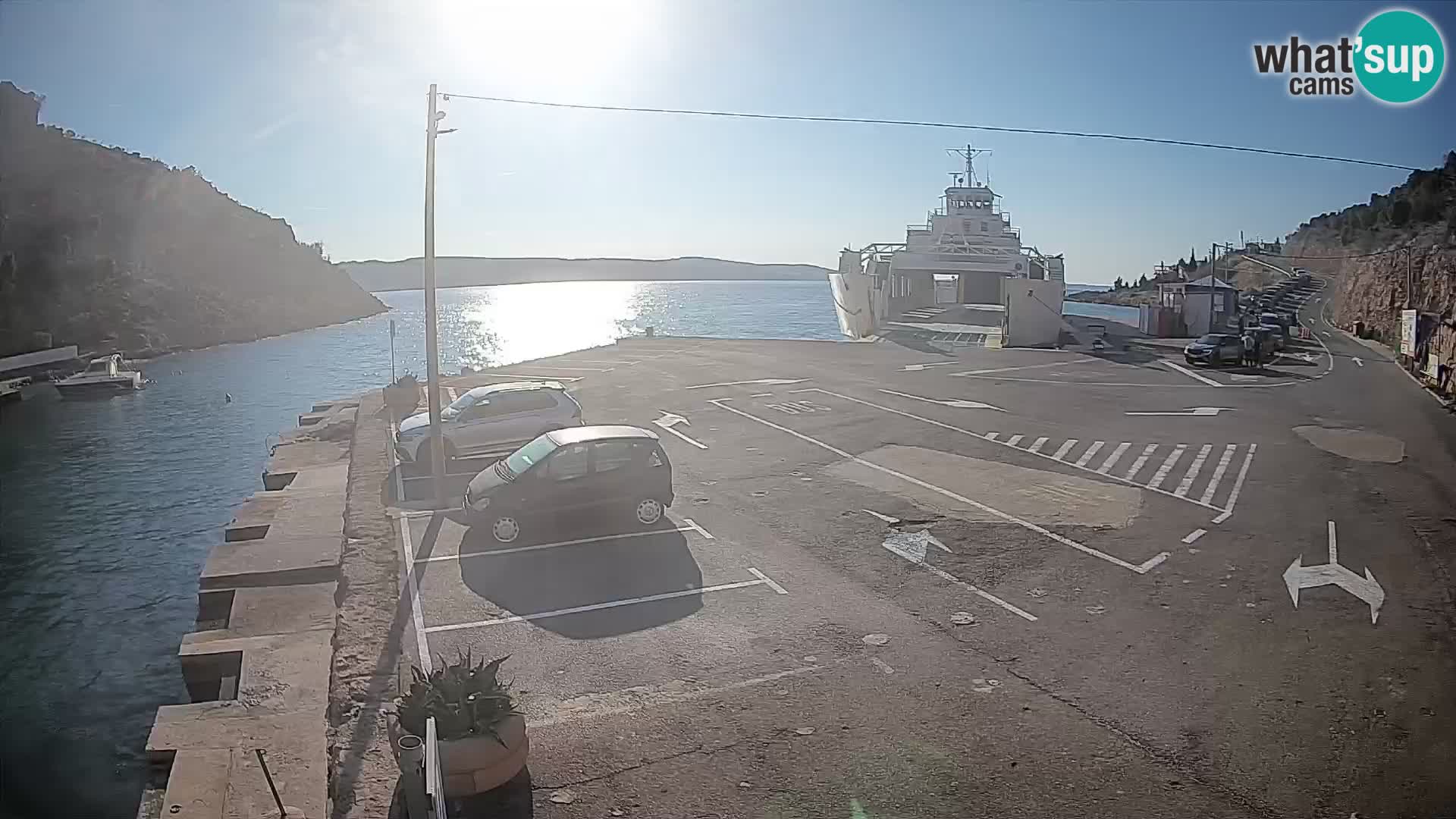 Webcam porto traghetti di Prizna – per l’isola di Pag