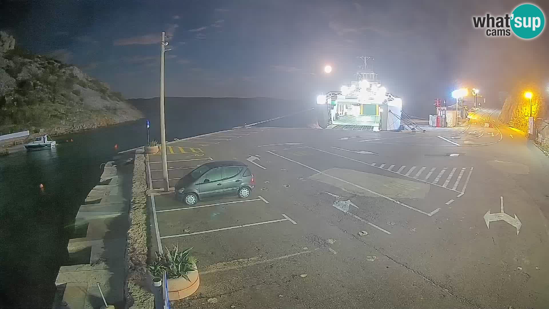 Webcam porto traghetti di Prizna – per l’isola di Pag