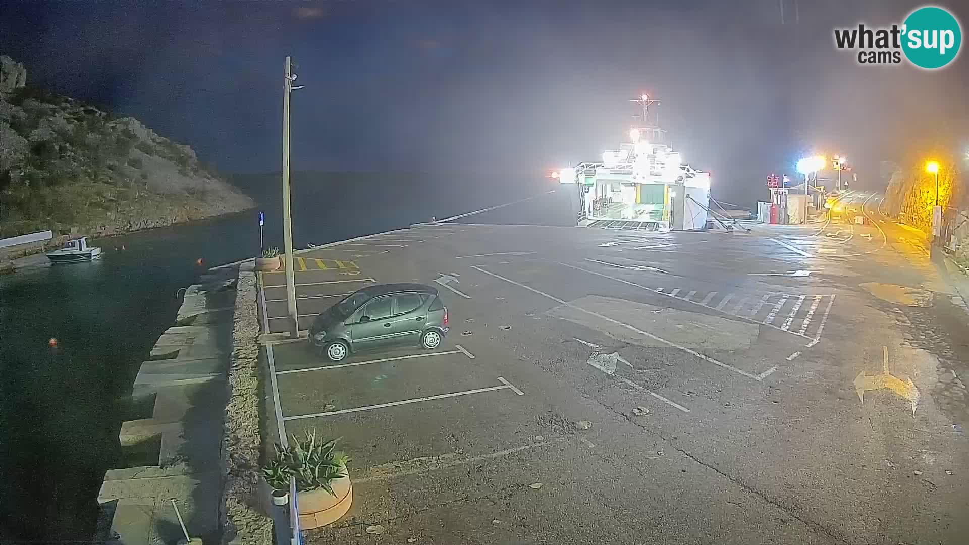 Webcam porto traghetti di Prizna – per l’isola di Pag