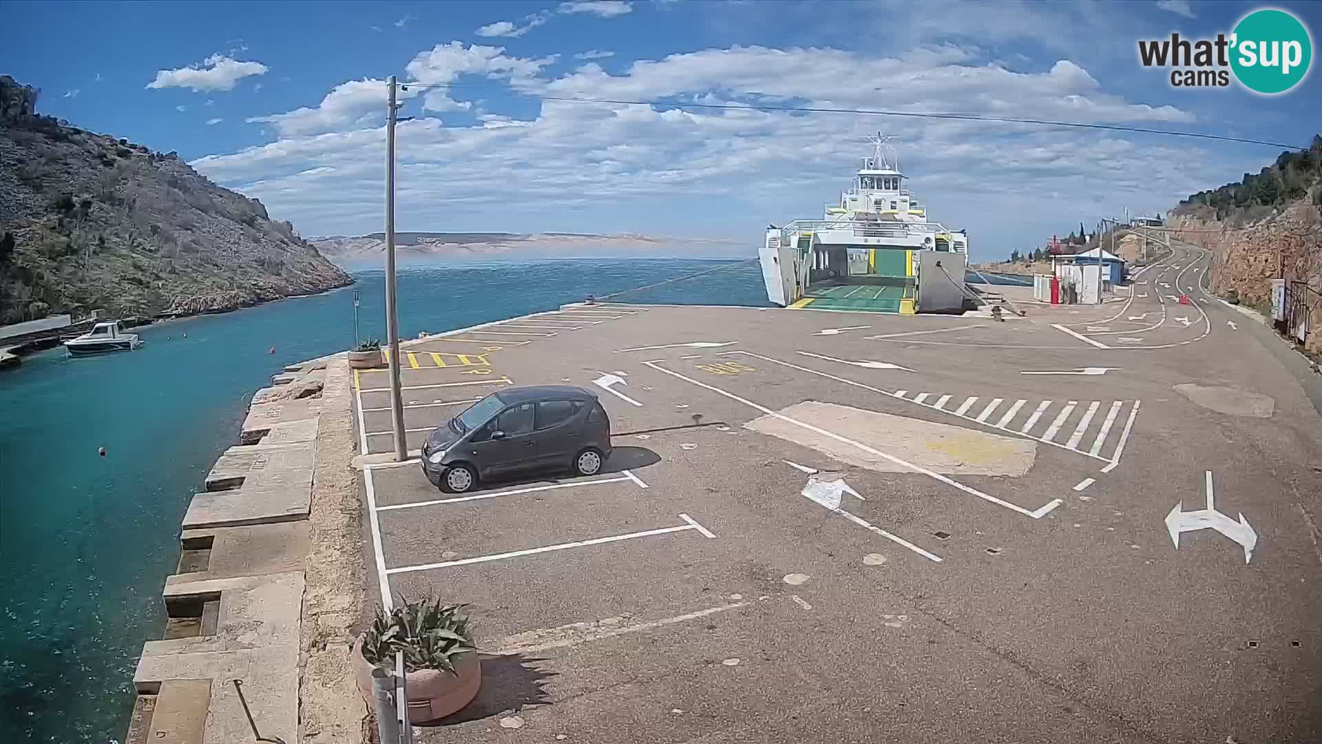 Webcam porto traghetti di Prizna – per l’isola di Pag