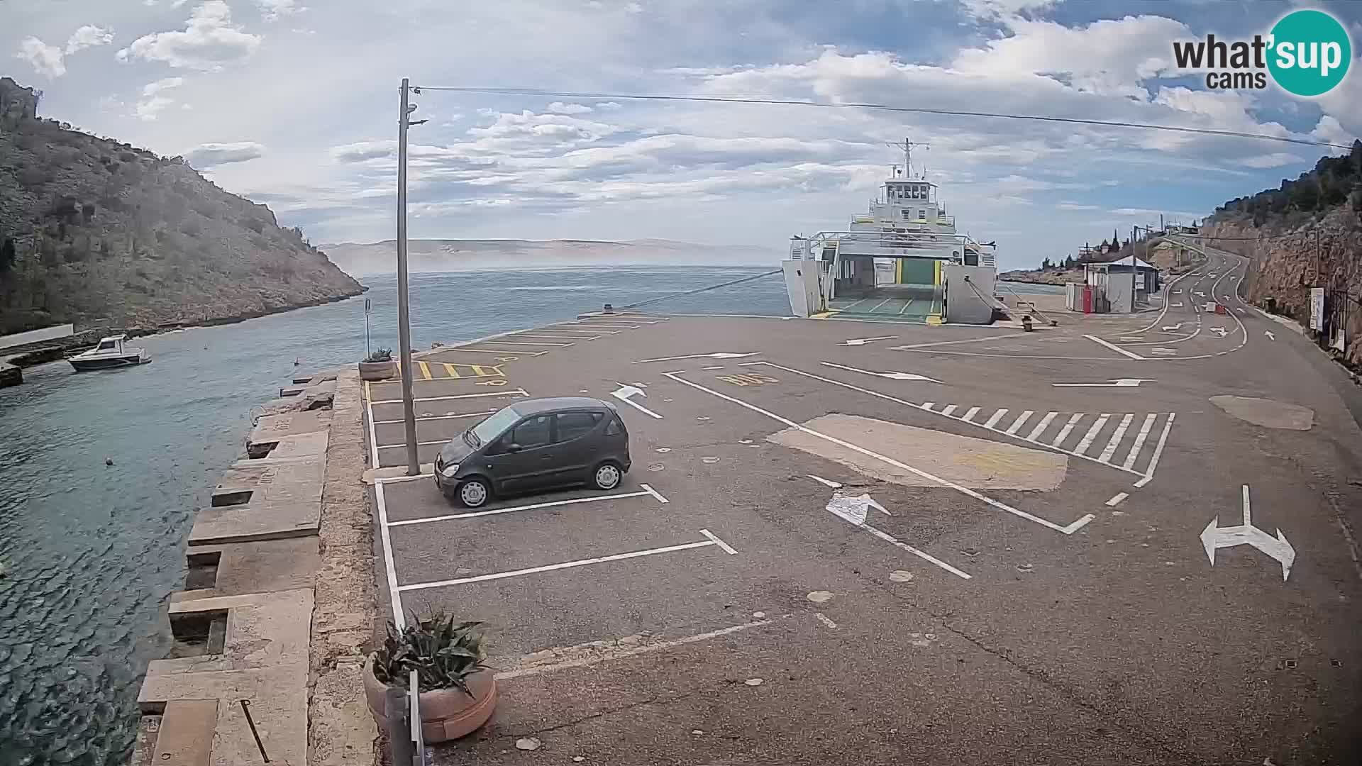 Webcam porto traghetti di Prizna – per l’isola di Pag