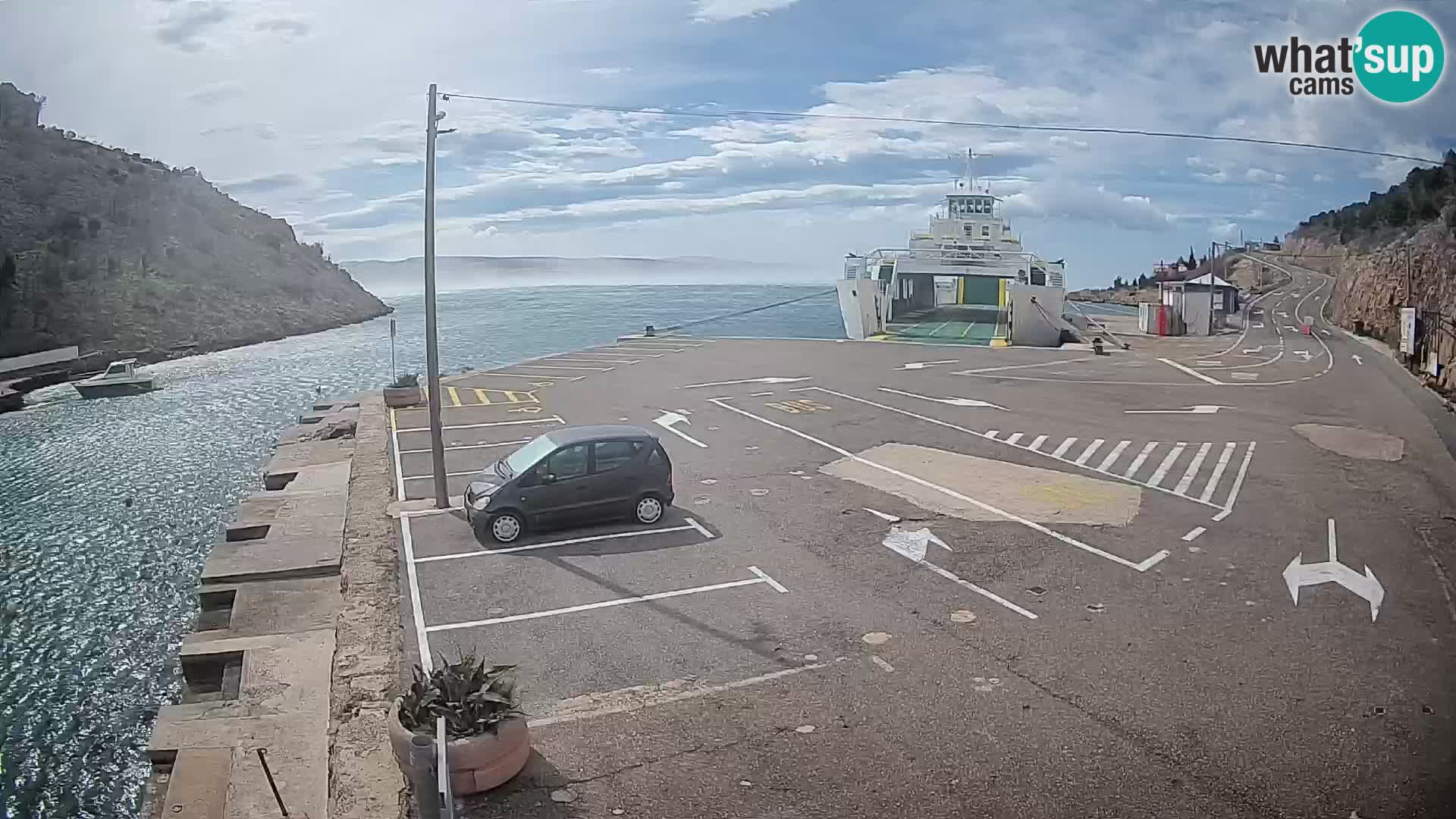 Webcam porto traghetti di Prizna – per l’isola di Pag