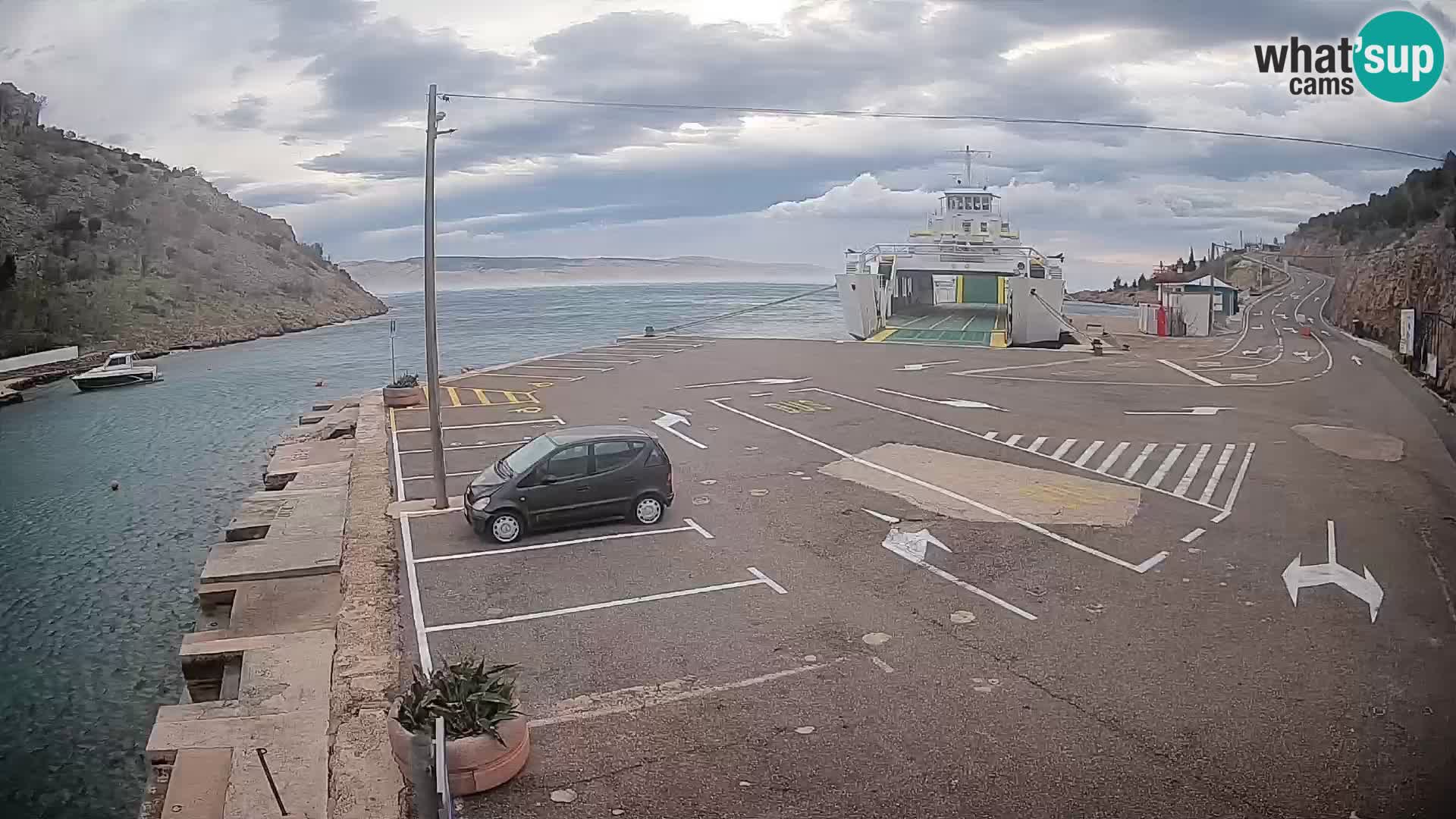 Webcam porto traghetti di Prizna – per l’isola di Pag