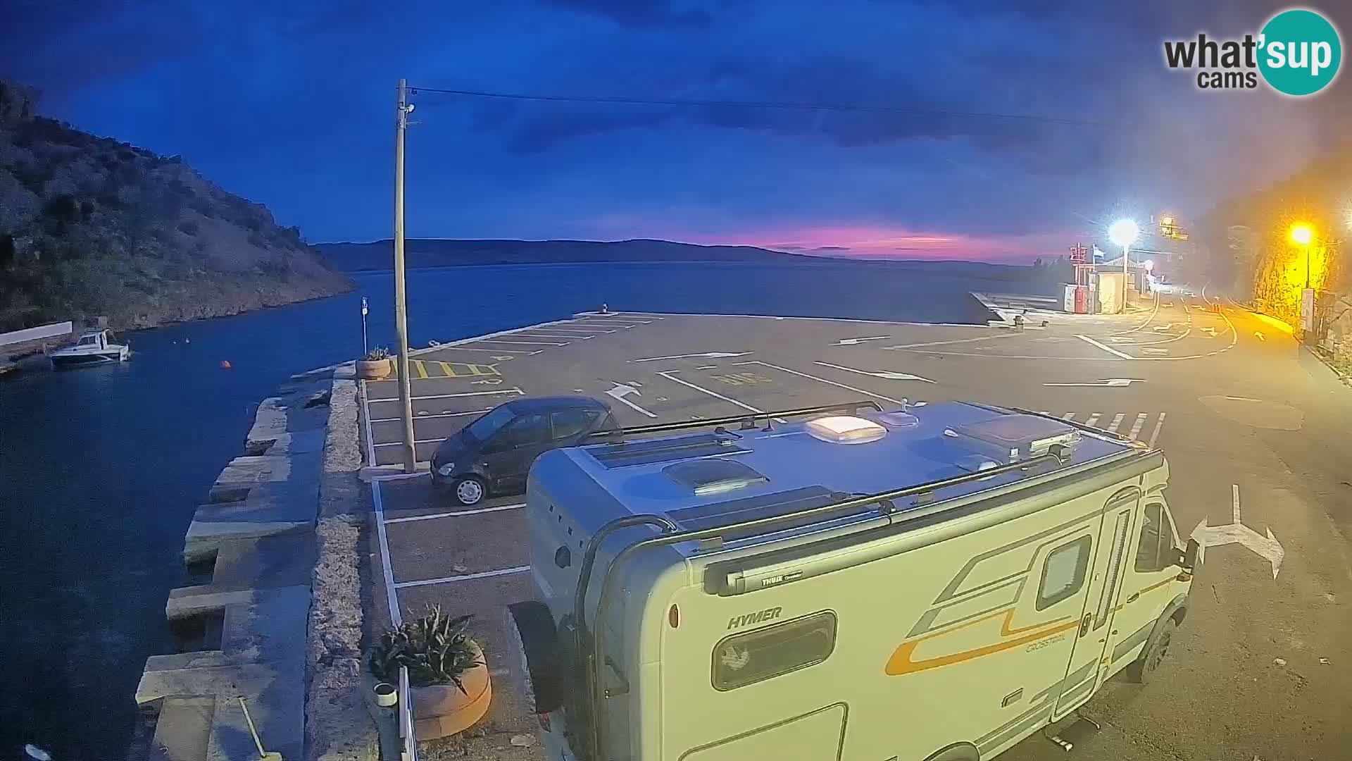 Webcam porto traghetti di Prizna – per l’isola di Pag