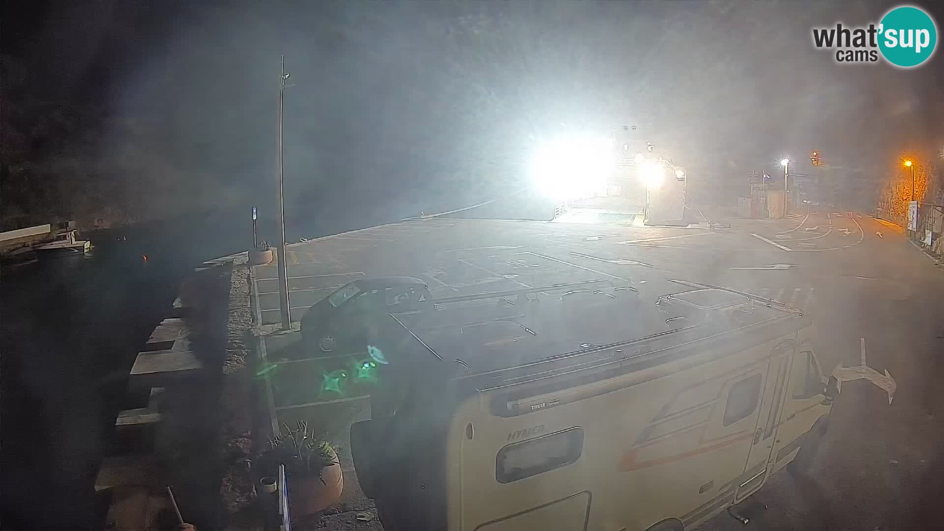 Webcam Fährhafen Prizna – zur Insel Pag