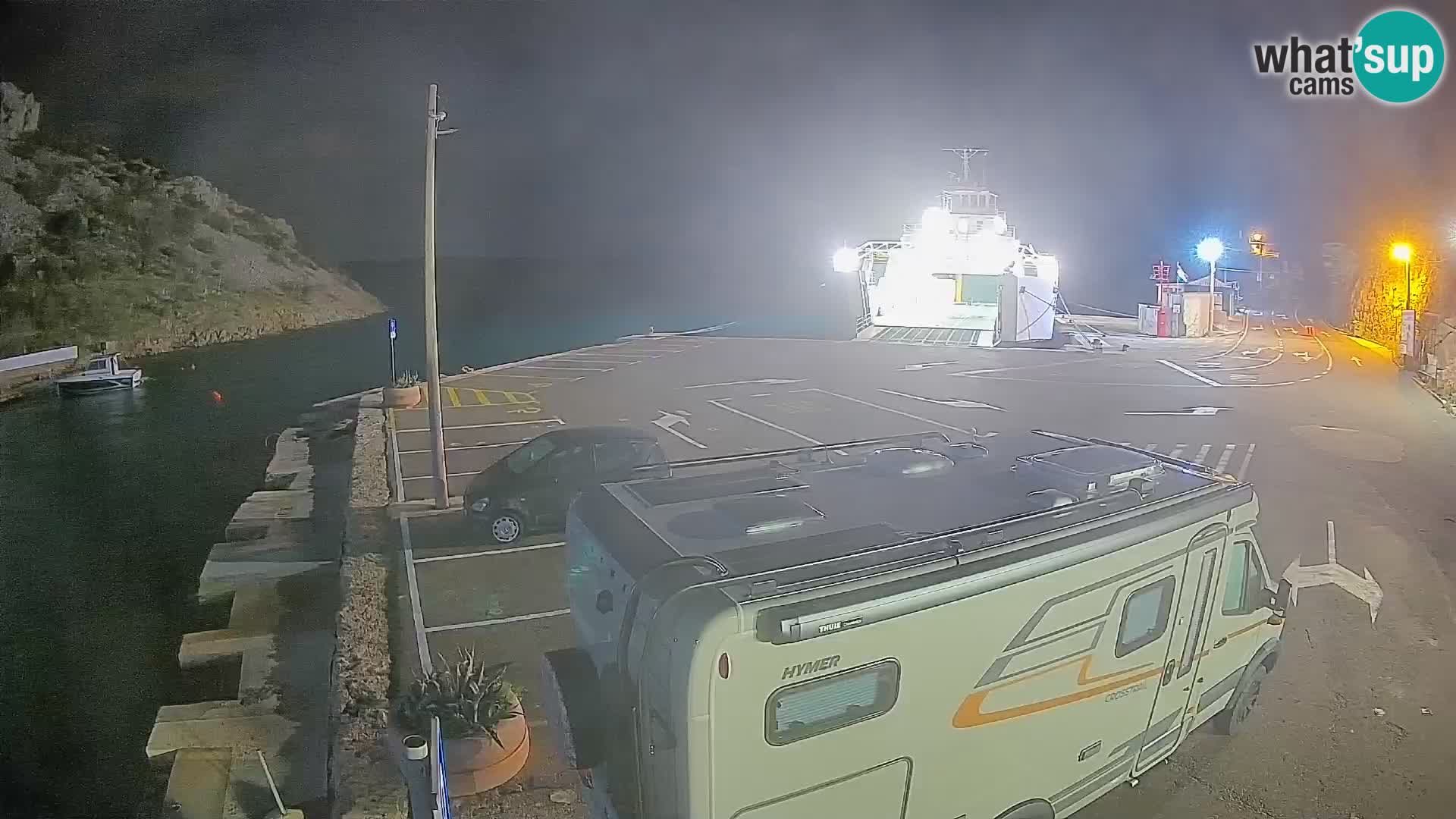 Webcam porto traghetti di Prizna – per l’isola di Pag