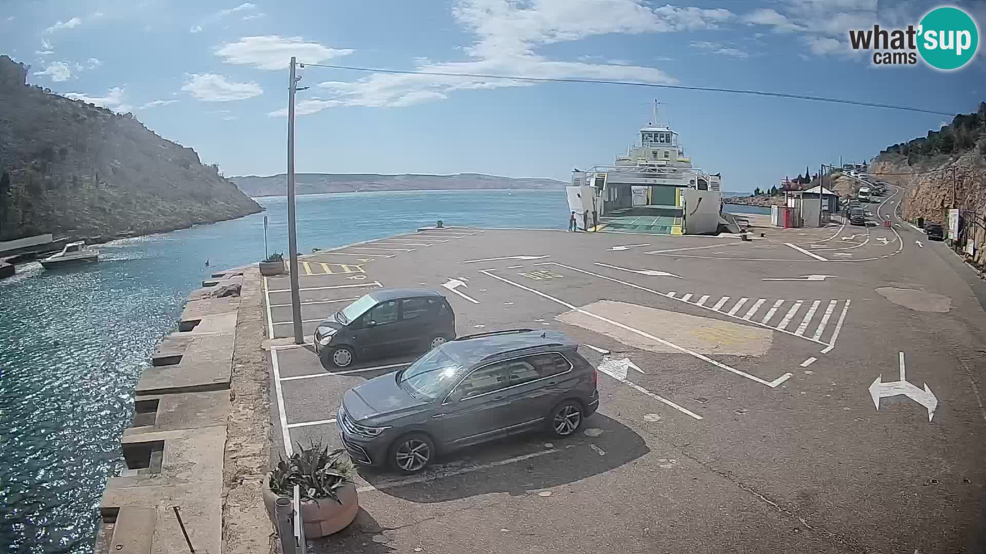 Webcam porto traghetti di Prizna – per l’isola di Pag