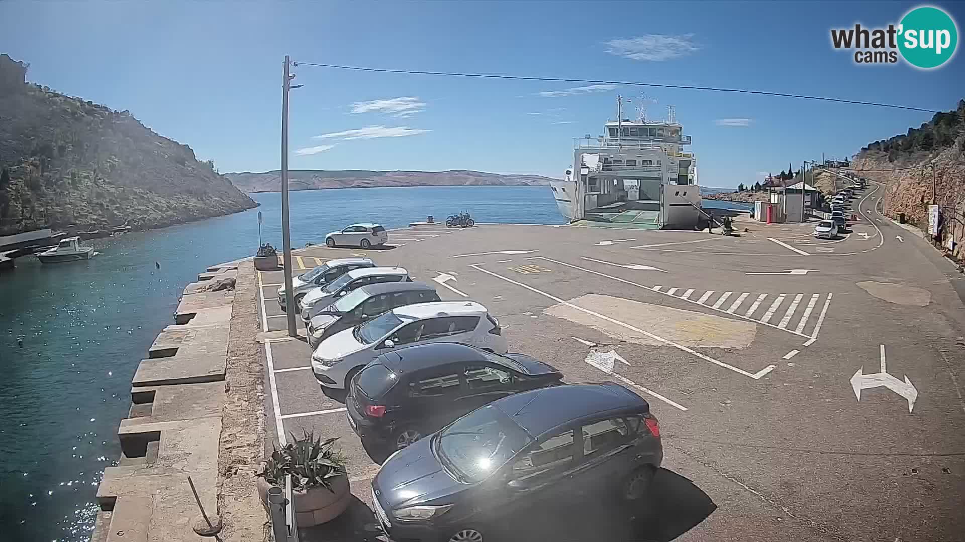 Webcam porto traghetti di Prizna – per l’isola di Pag