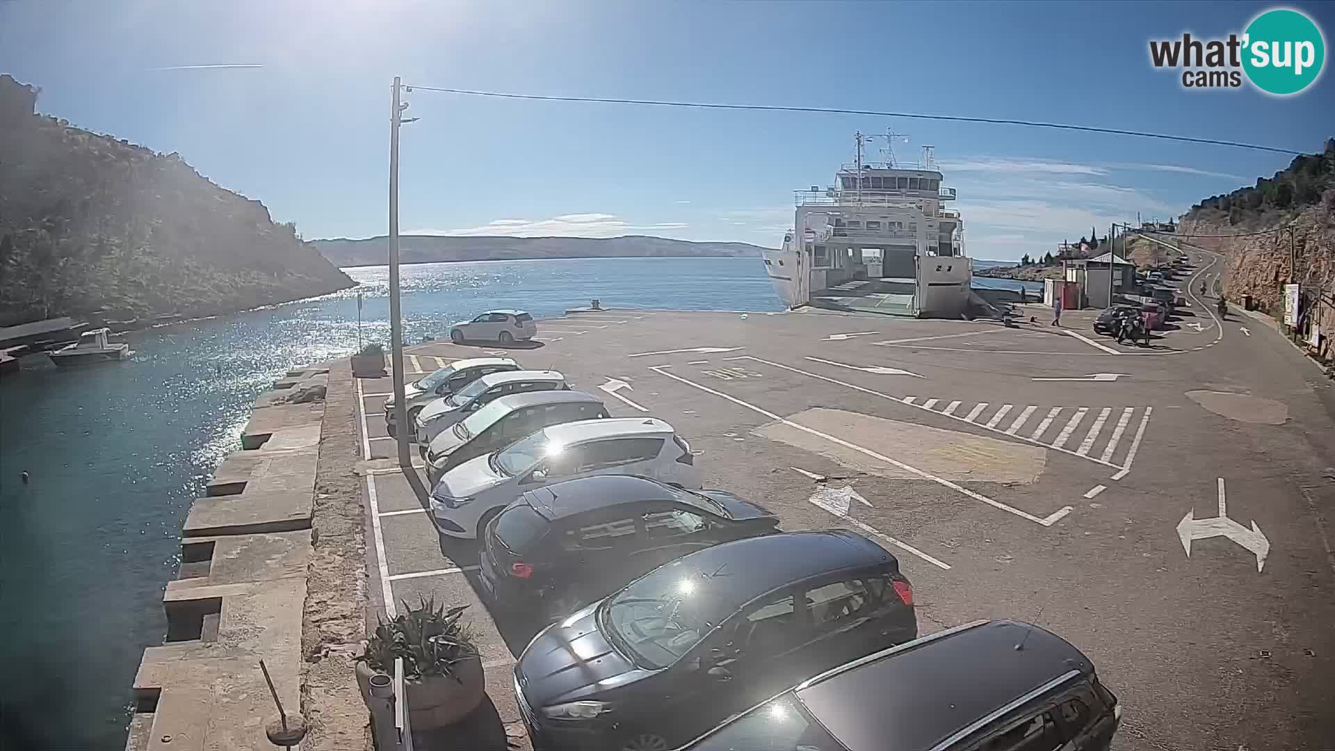 Webcam porto traghetti di Prizna – per l’isola di Pag