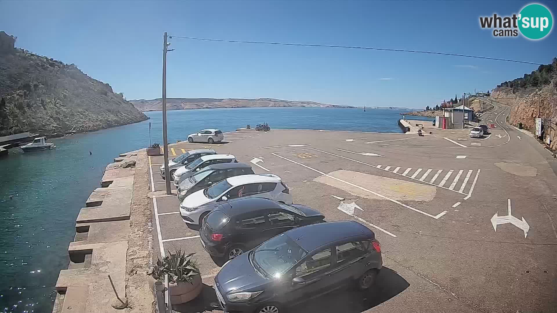 Webcam porto traghetti di Prizna – per l’isola di Pag
