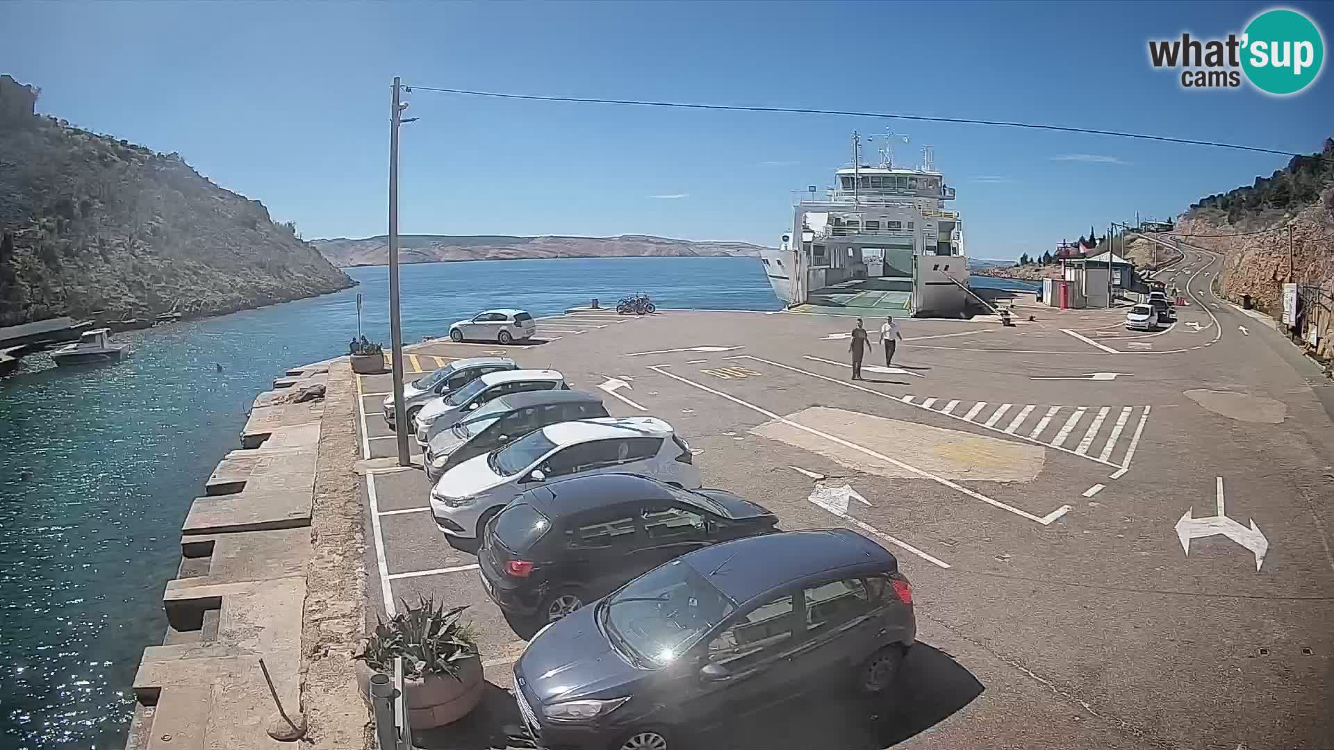 Webcam porto traghetti di Prizna – per l’isola di Pag