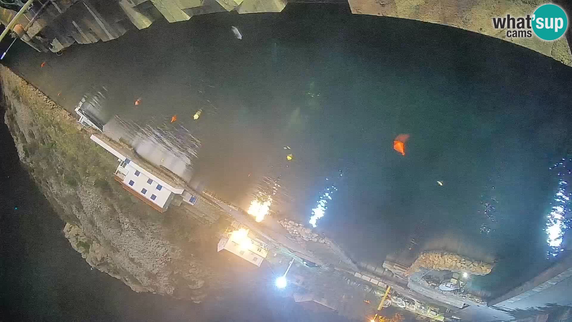 Webcam Fährhafen Prizna – zur Insel Pag