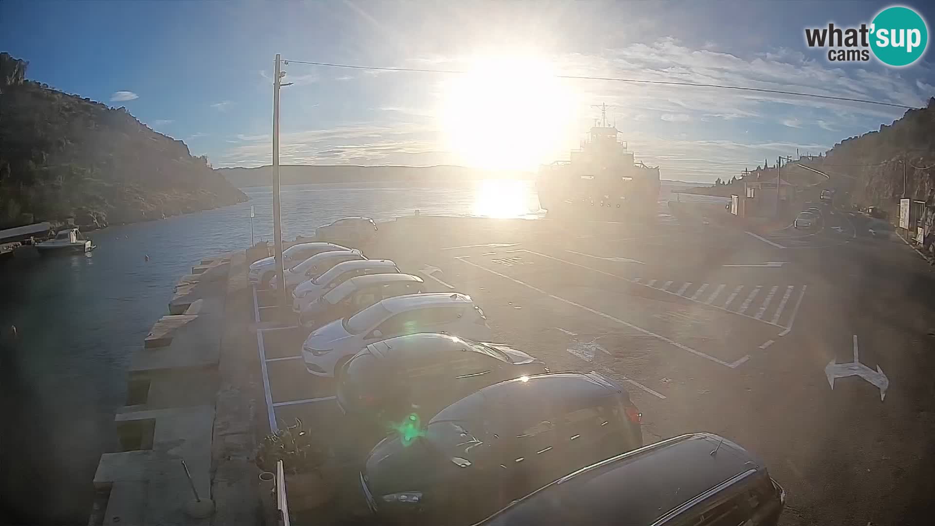 Webcam porto traghetti di Prizna – per l’isola di Pag