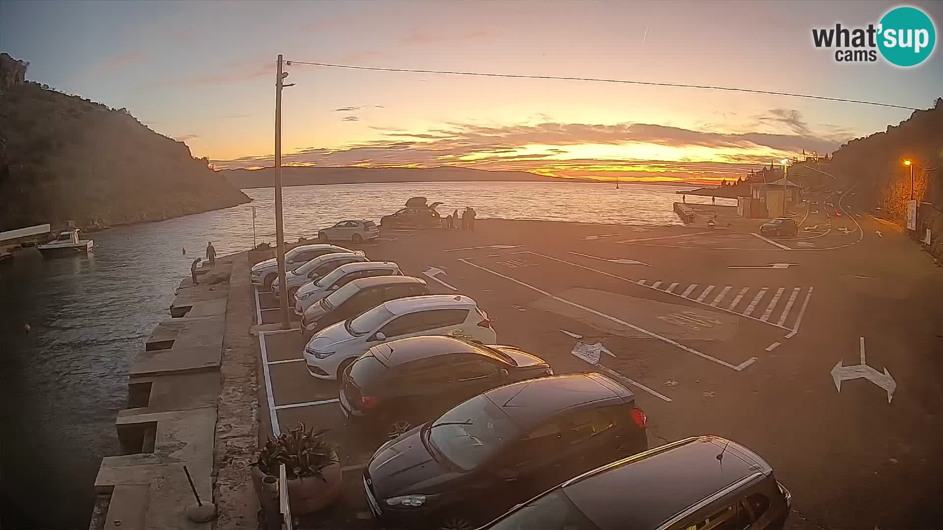 Webcam porto traghetti di Prizna – per l’isola di Pag