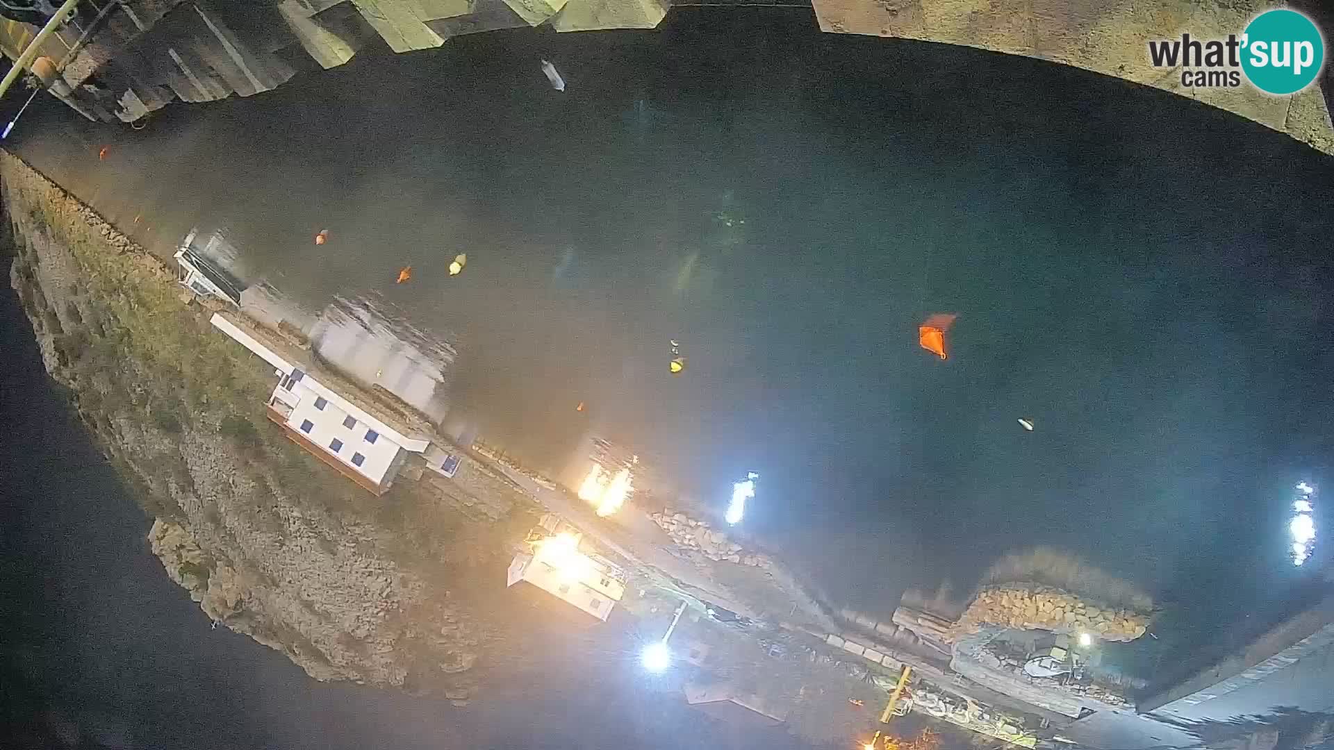 Webcam Fährhafen Prizna – zur Insel Pag