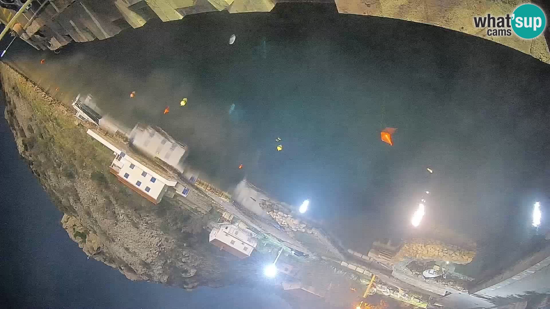 Webcam Fährhafen Prizna – zur Insel Pag