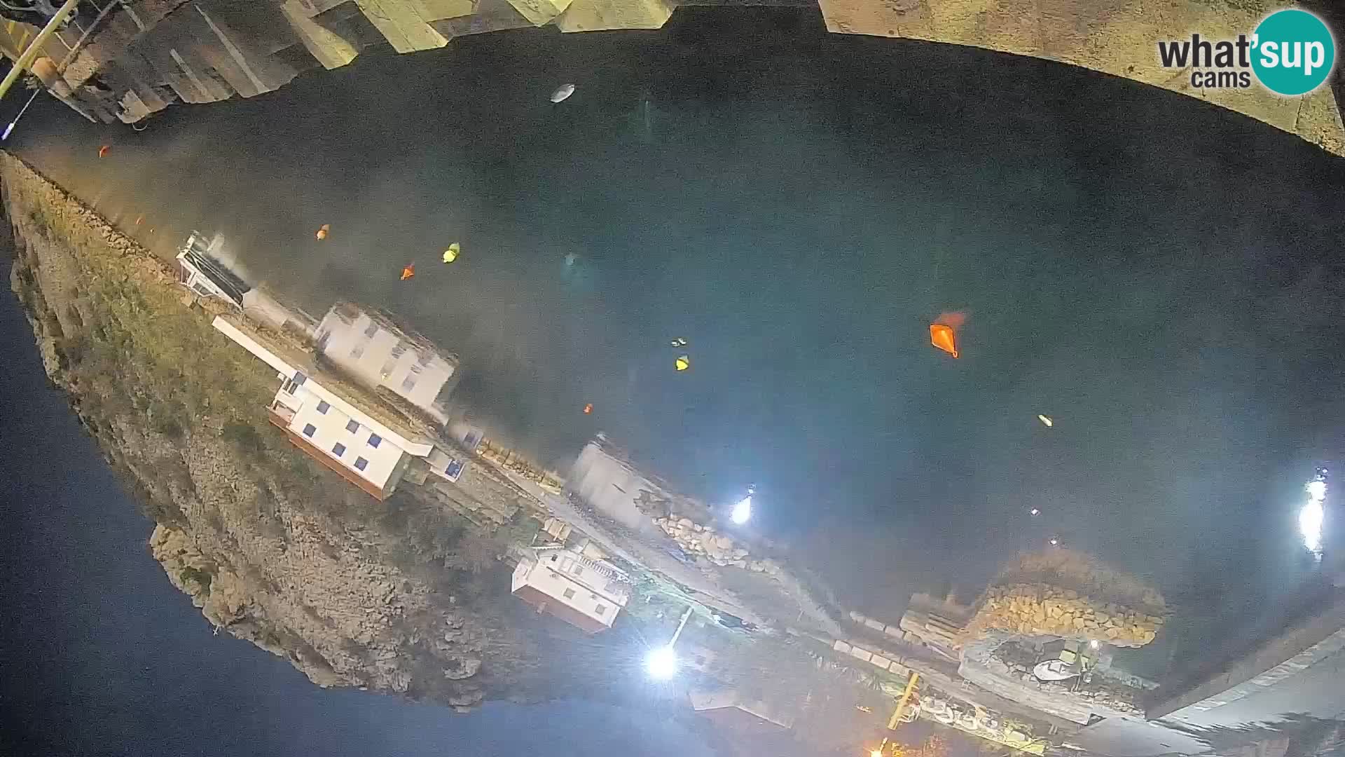 Webcam Fährhafen Prizna – zur Insel Pag