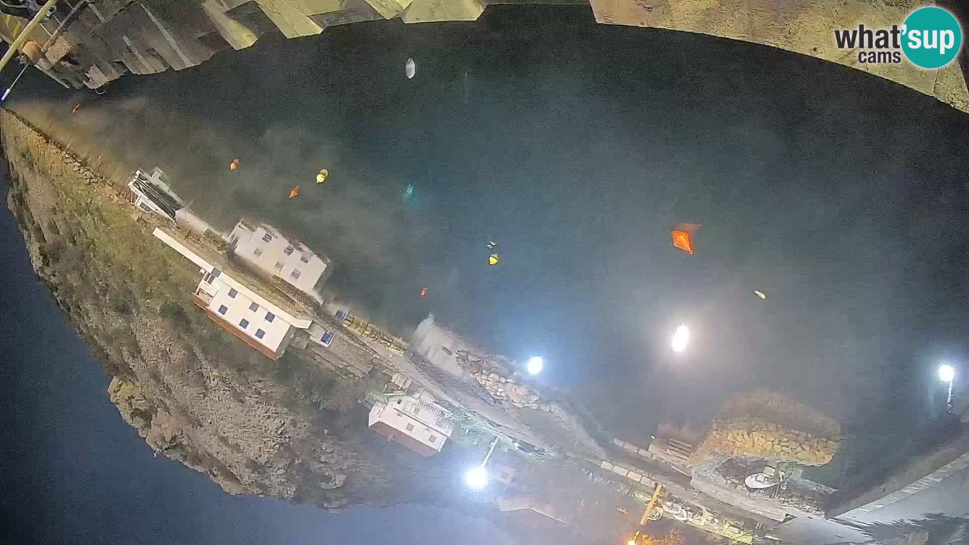 Webcam Fährhafen Prizna – zur Insel Pag