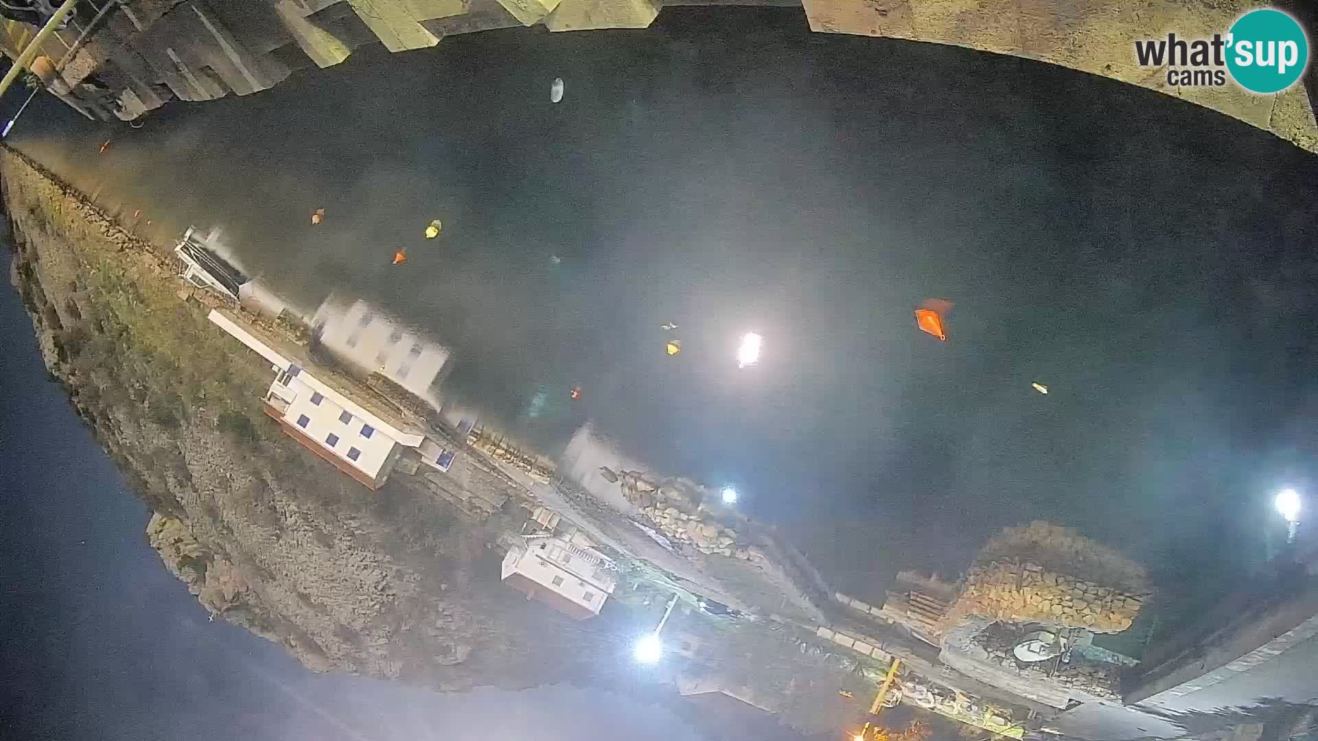 Webcam port de ferry de Prizna – vers l’île de Pag