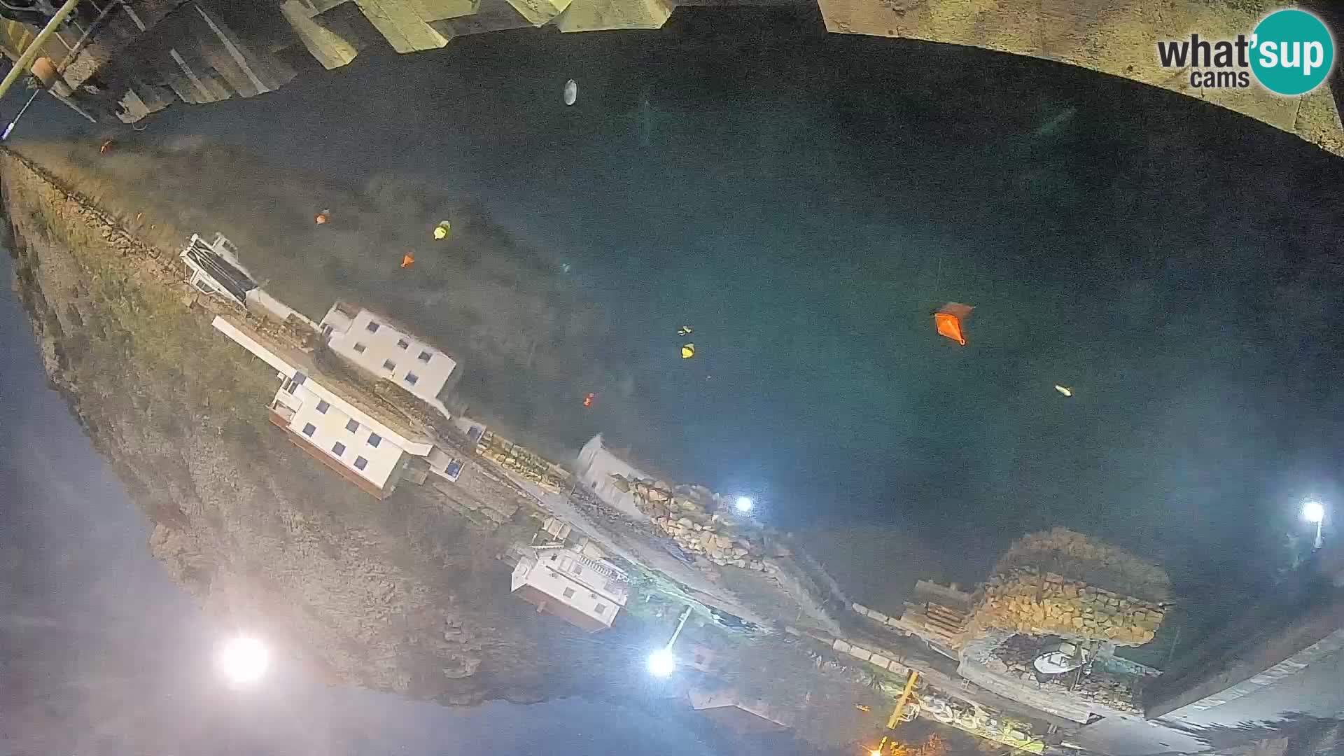 Webcam Fährhafen Prizna – zur Insel Pag