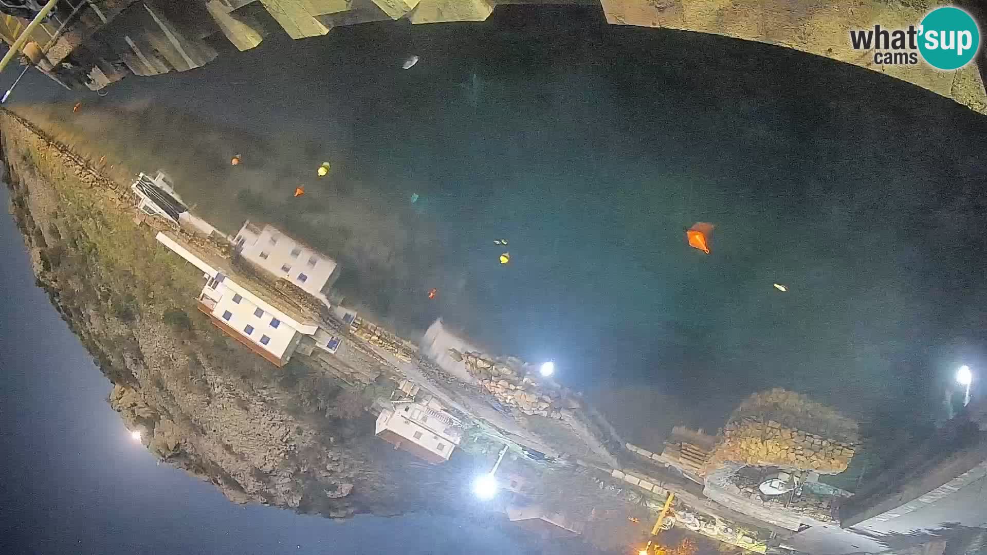 Webcam Fährhafen Prizna – zur Insel Pag