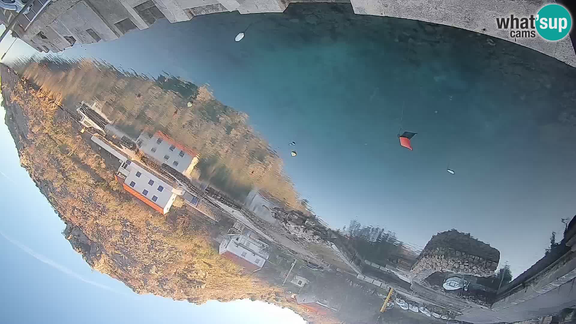 Webcam Fährhafen Prizna – zur Insel Pag