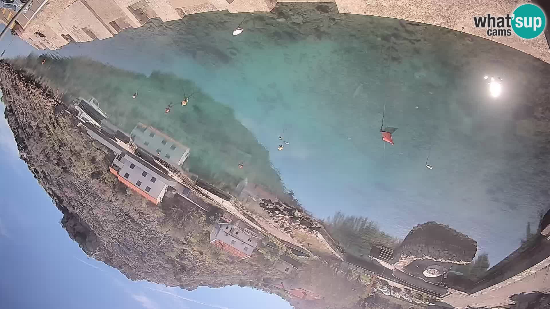 Webcam Fährhafen Prizna – zur Insel Pag