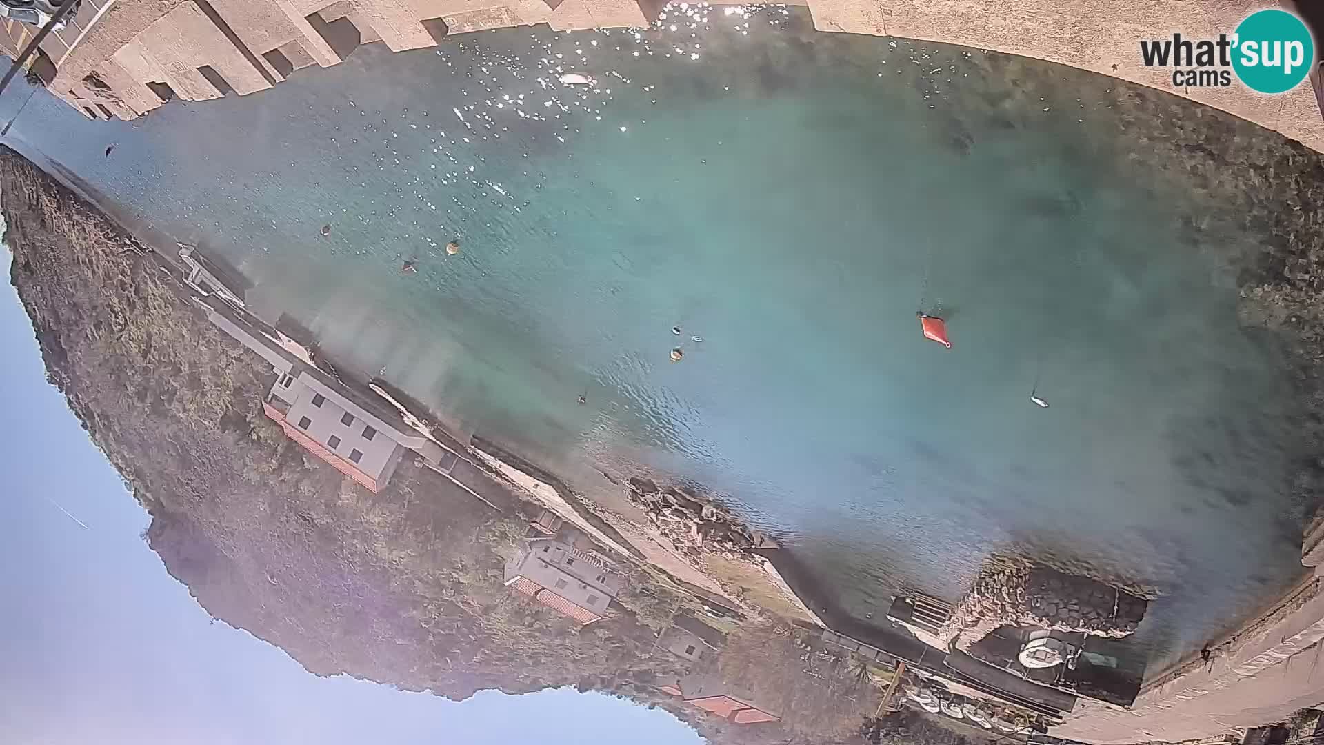 Webcam Fährhafen Prizna – zur Insel Pag