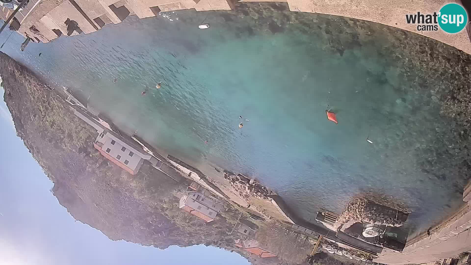 Webcam Fährhafen Prizna – zur Insel Pag