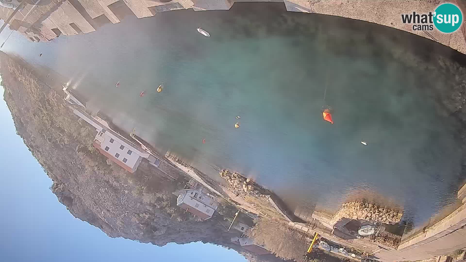 Webcam Fährhafen Prizna – zur Insel Pag