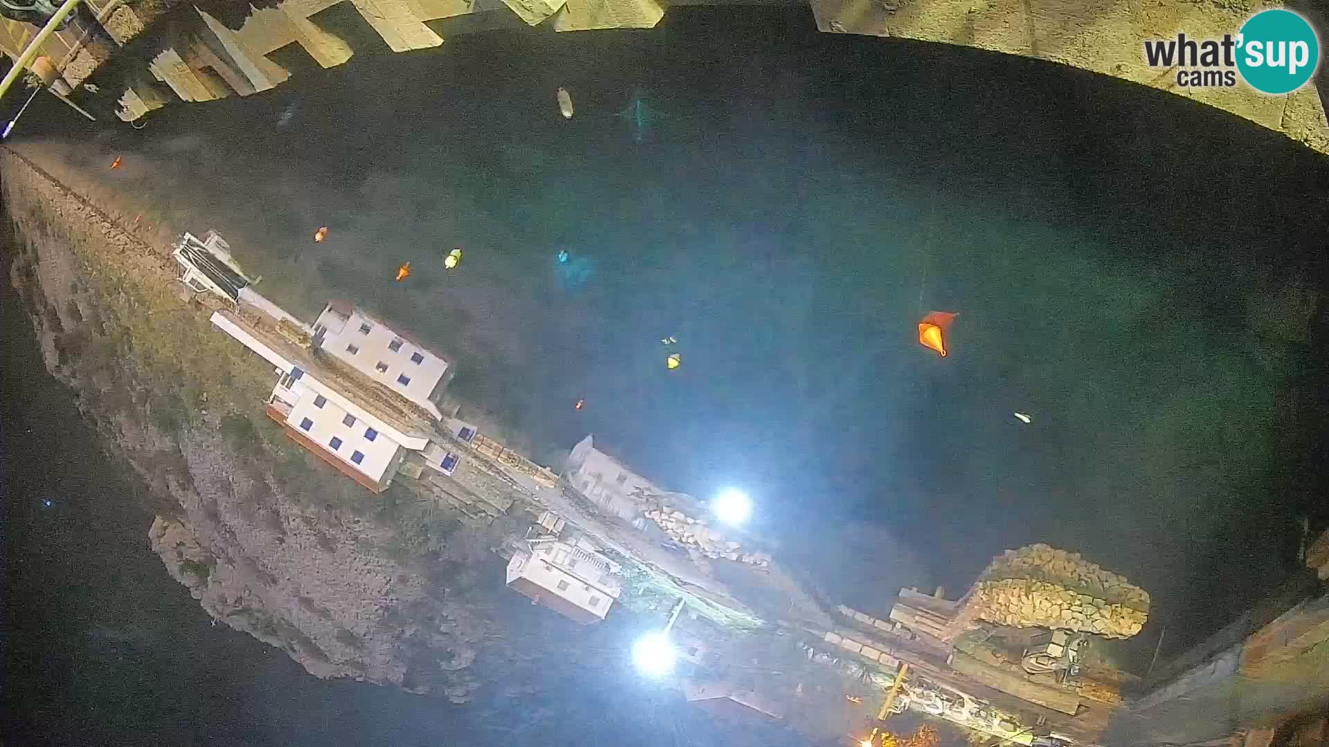 Webcam Prizna ferry port to Pag island