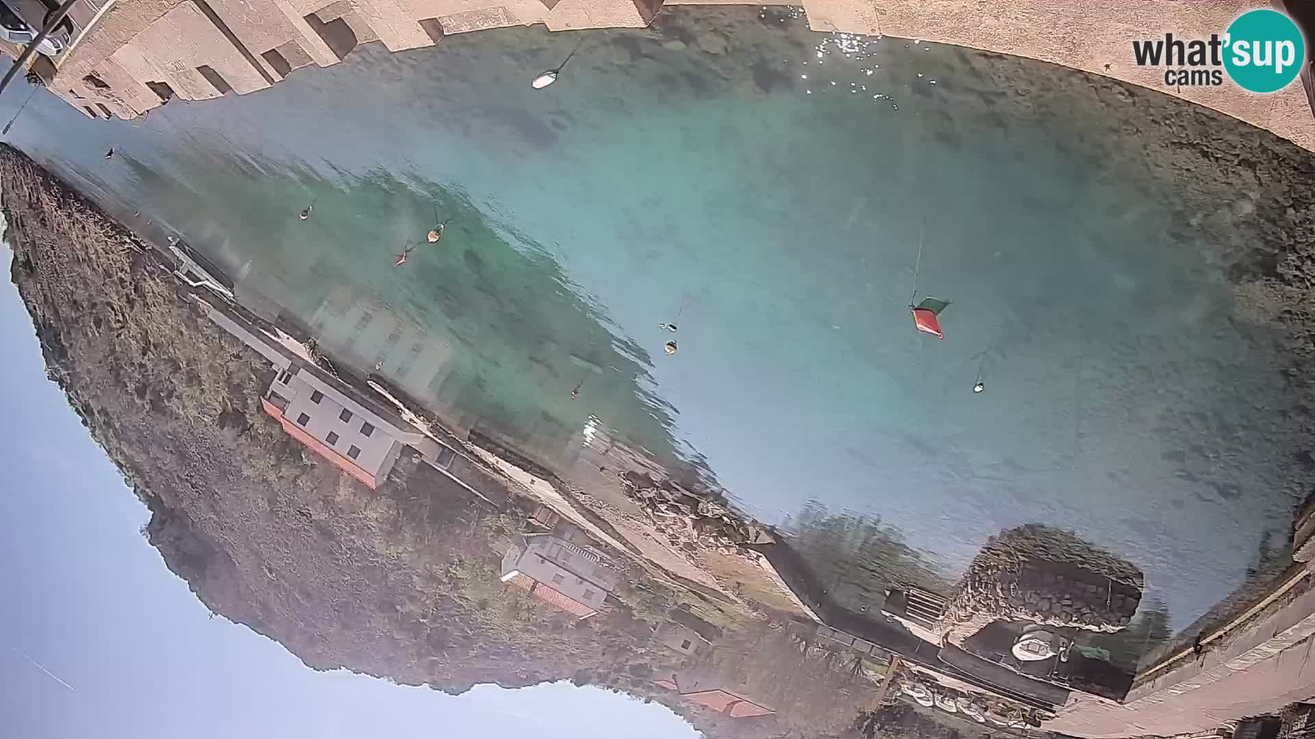 Webcam Prizna ferry port to Pag island