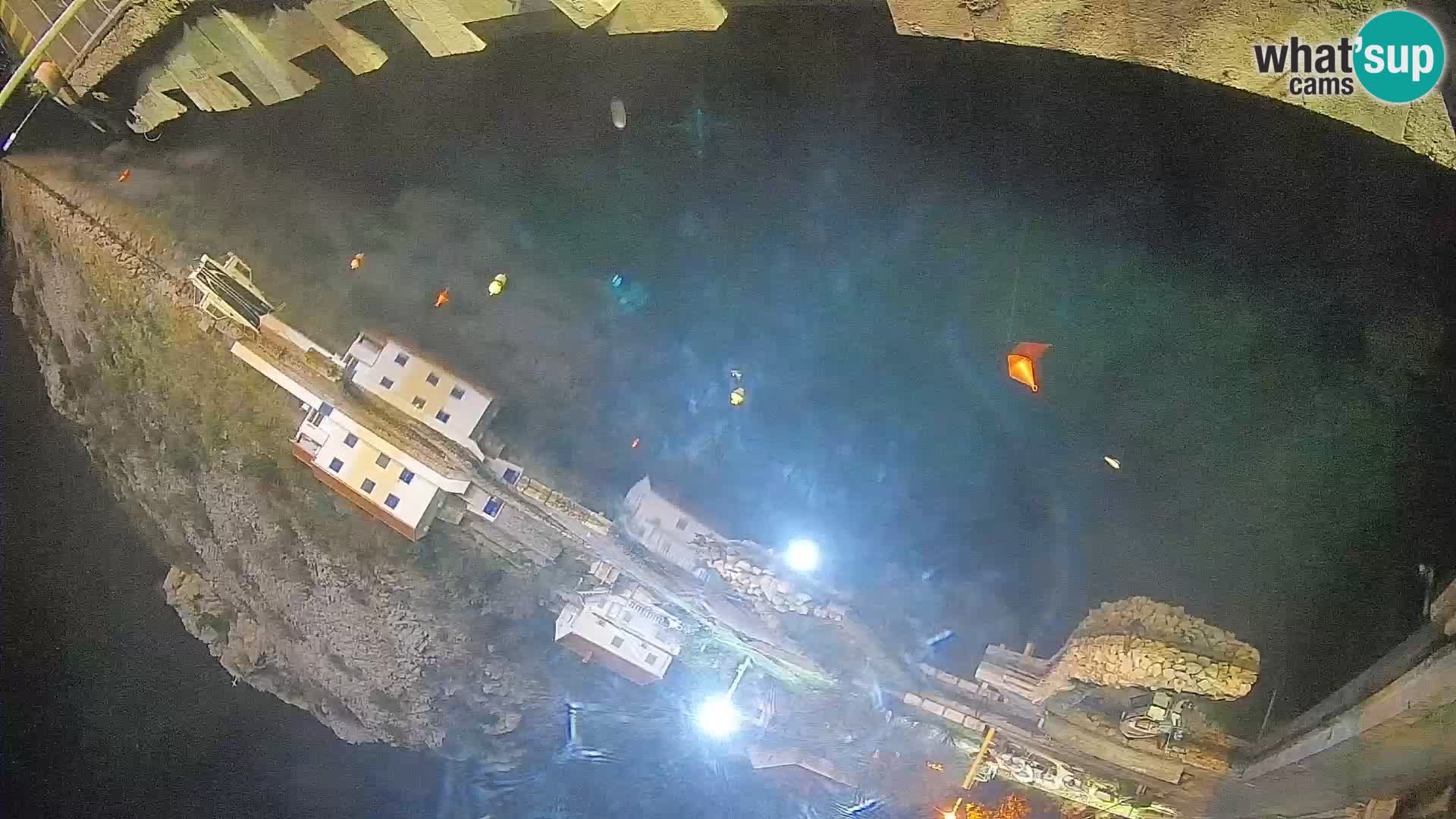 Webcam Prizna ferry port to Pag island