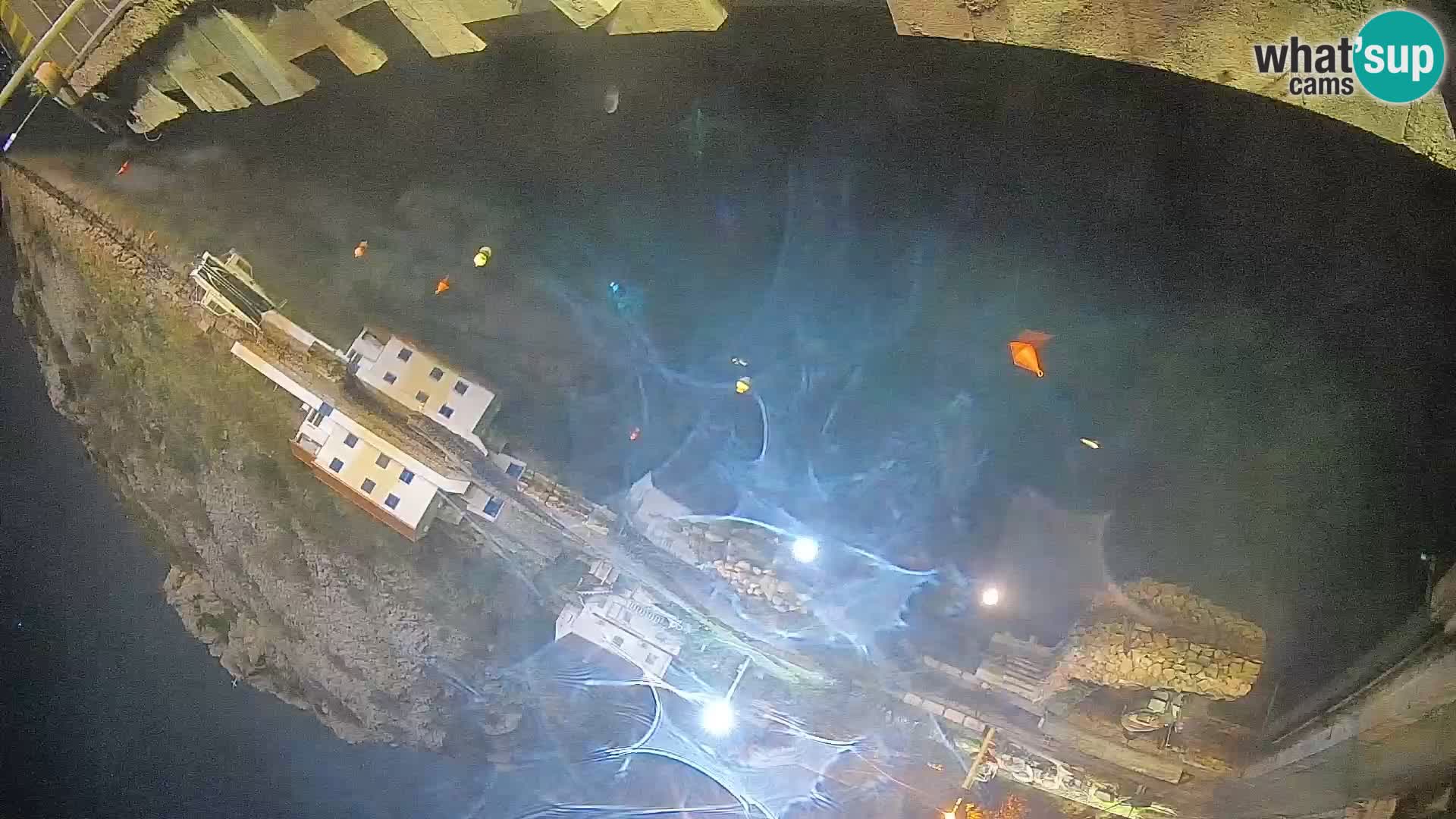 Webcam Prizna ferry port to Pag island