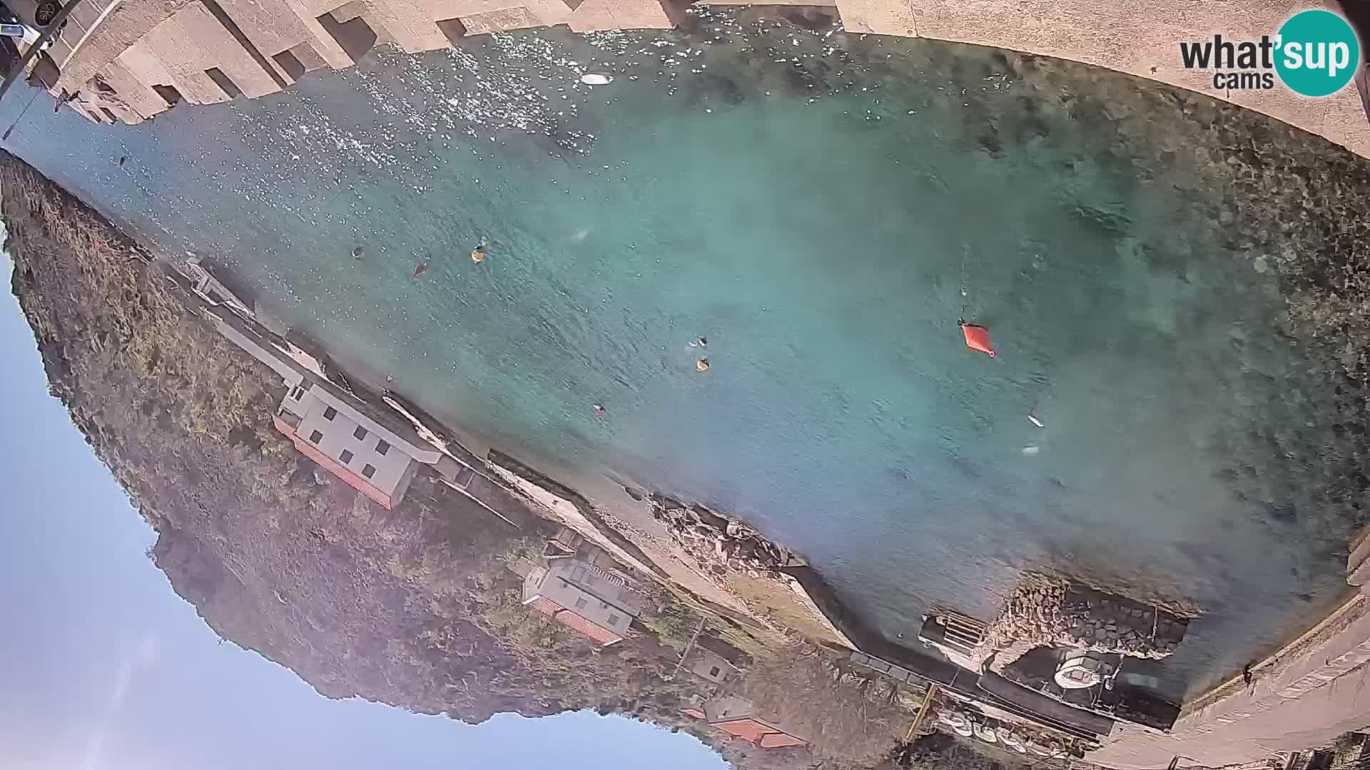 Webcam Fährhafen Prizna – zur Insel Pag