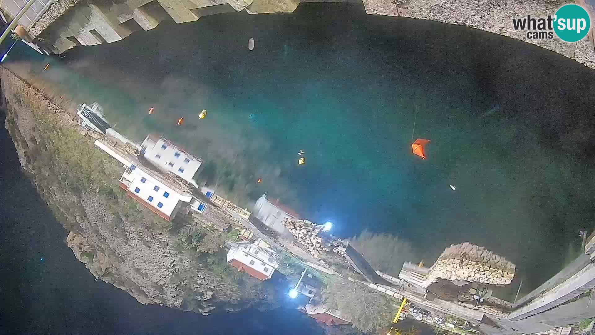 Webcam Prizna ferry port to Pag island