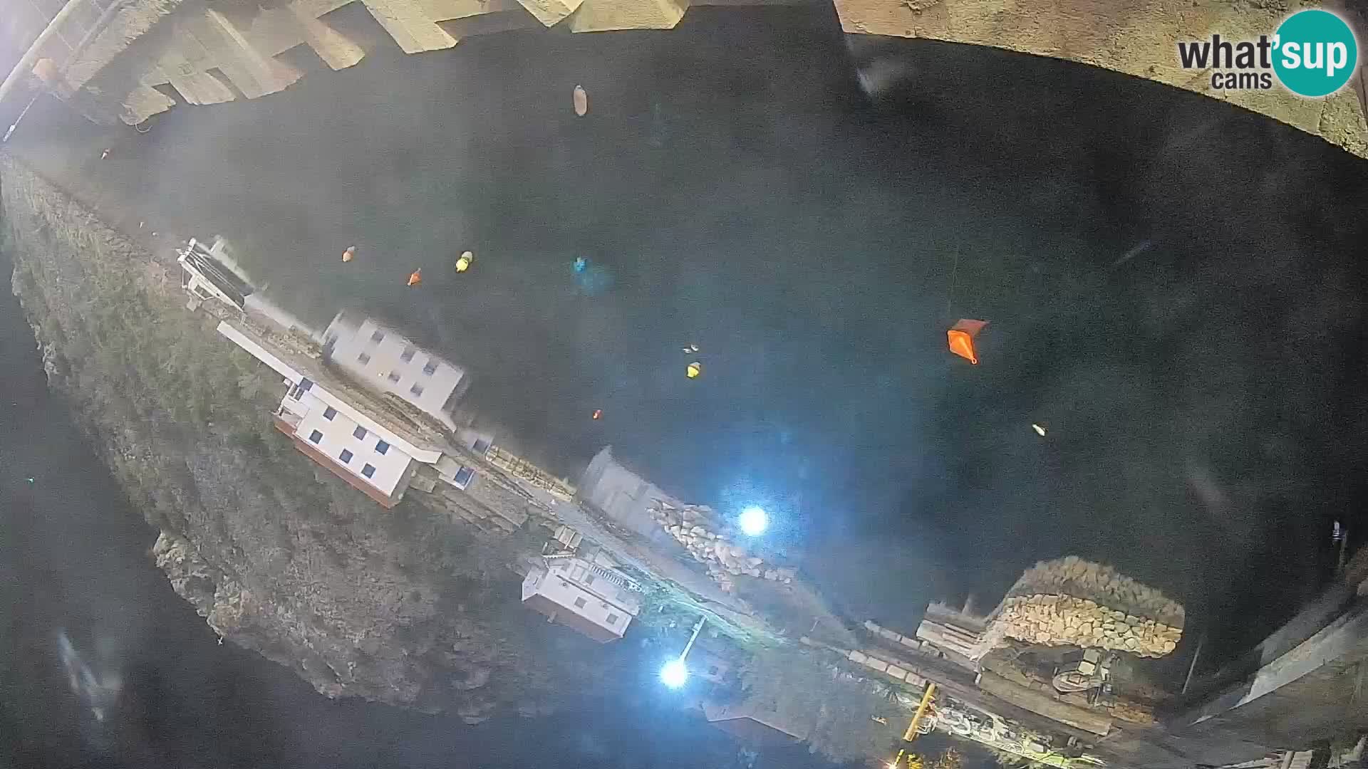 Webcam Prizna ferry port to Pag island