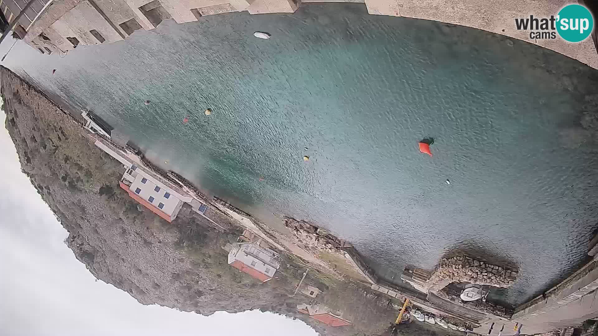 Webcam Fährhafen Prizna – zur Insel Pag