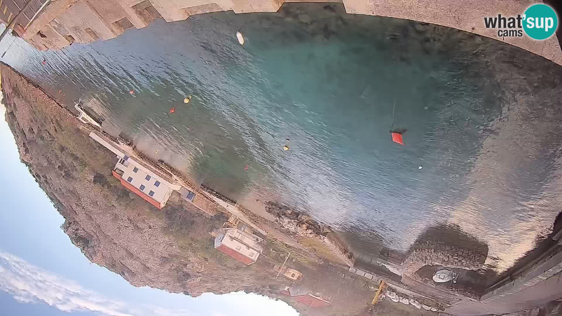 Webcam port de ferry de Prizna – vers l’île de Pag