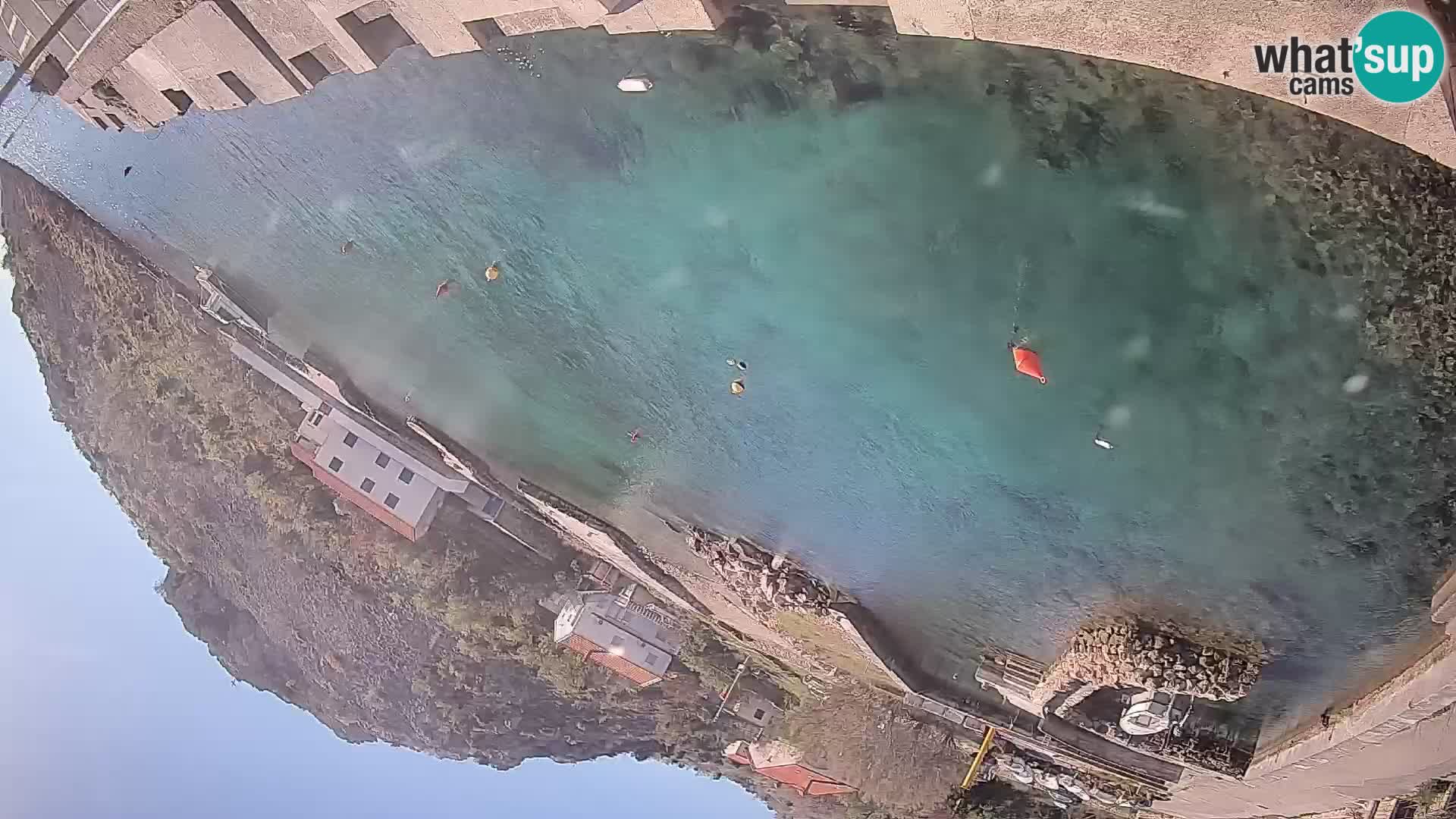 Webcam Fährhafen Prizna – zur Insel Pag