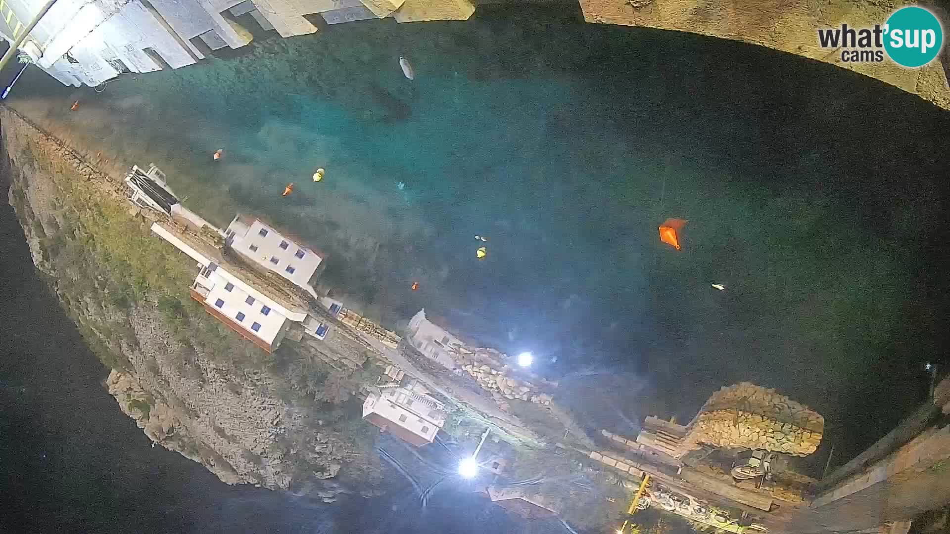 Webcam Prizna ferry port to Pag island