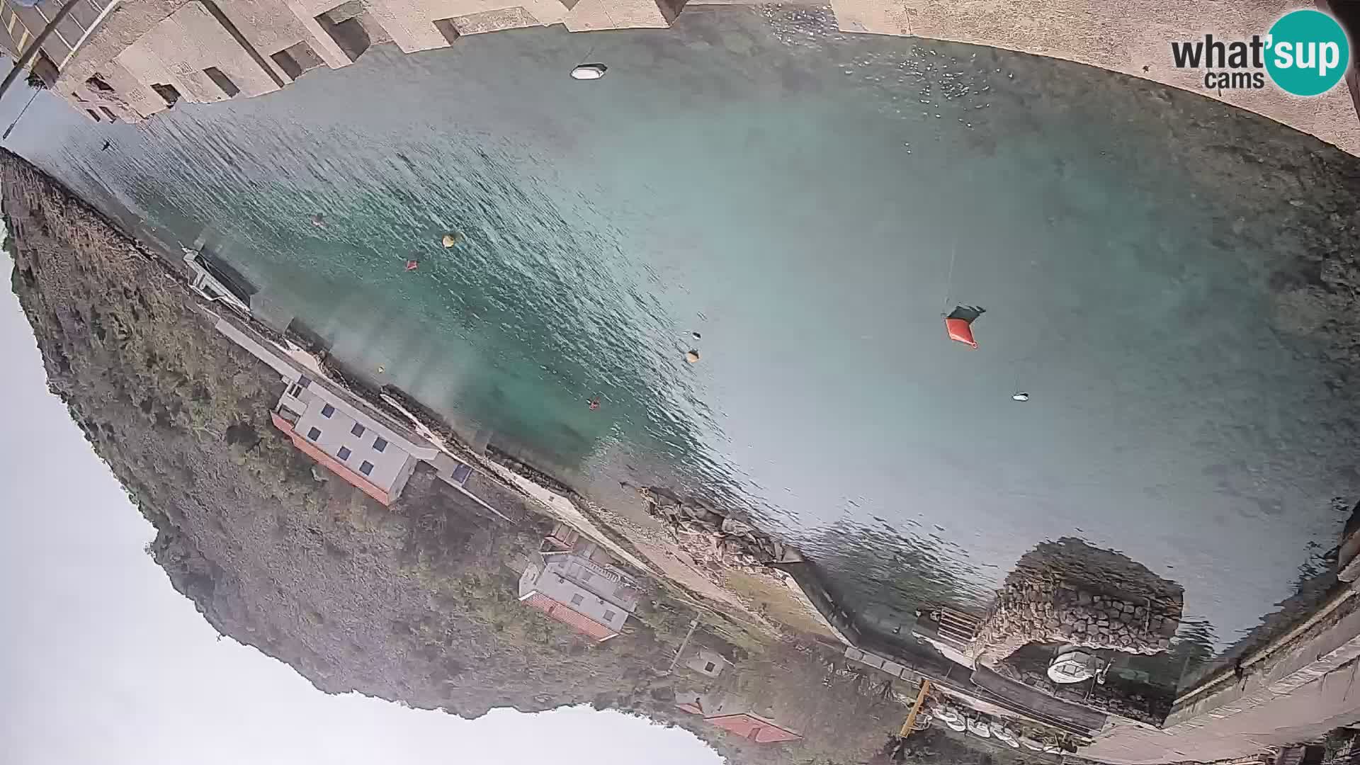 Webcam Prizna ferry port to Pag island