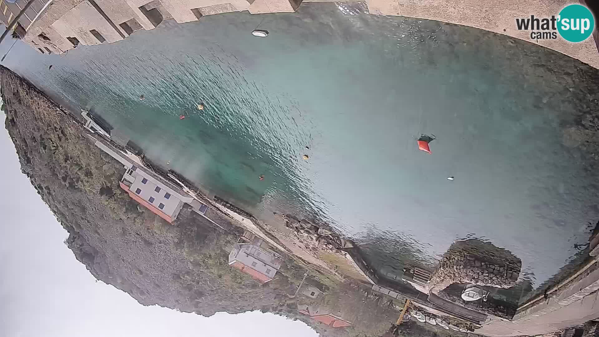 Webcam Fährhafen Prizna – zur Insel Pag