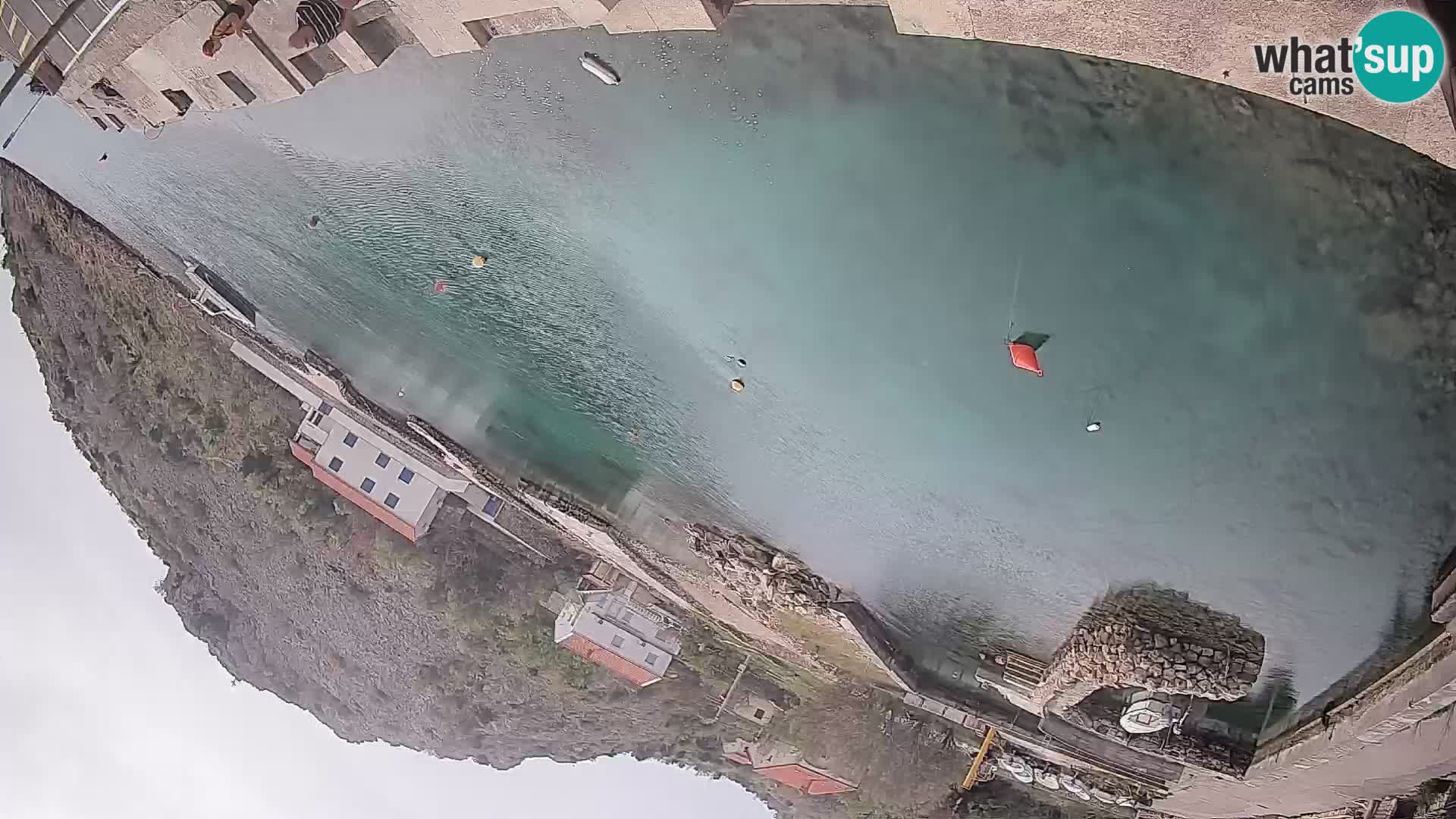 Webcam Fährhafen Prizna – zur Insel Pag