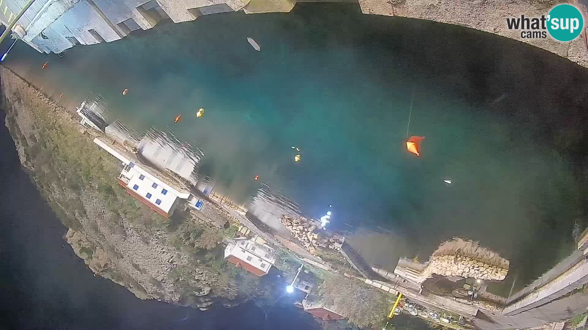 Webcam Fährhafen Prizna – zur Insel Pag