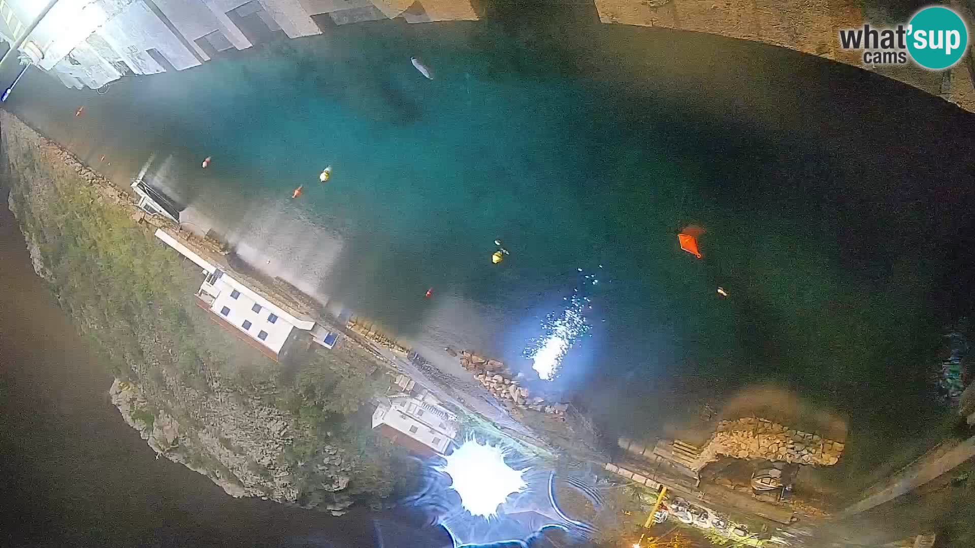 Webcam Prizna ferry port to Pag island