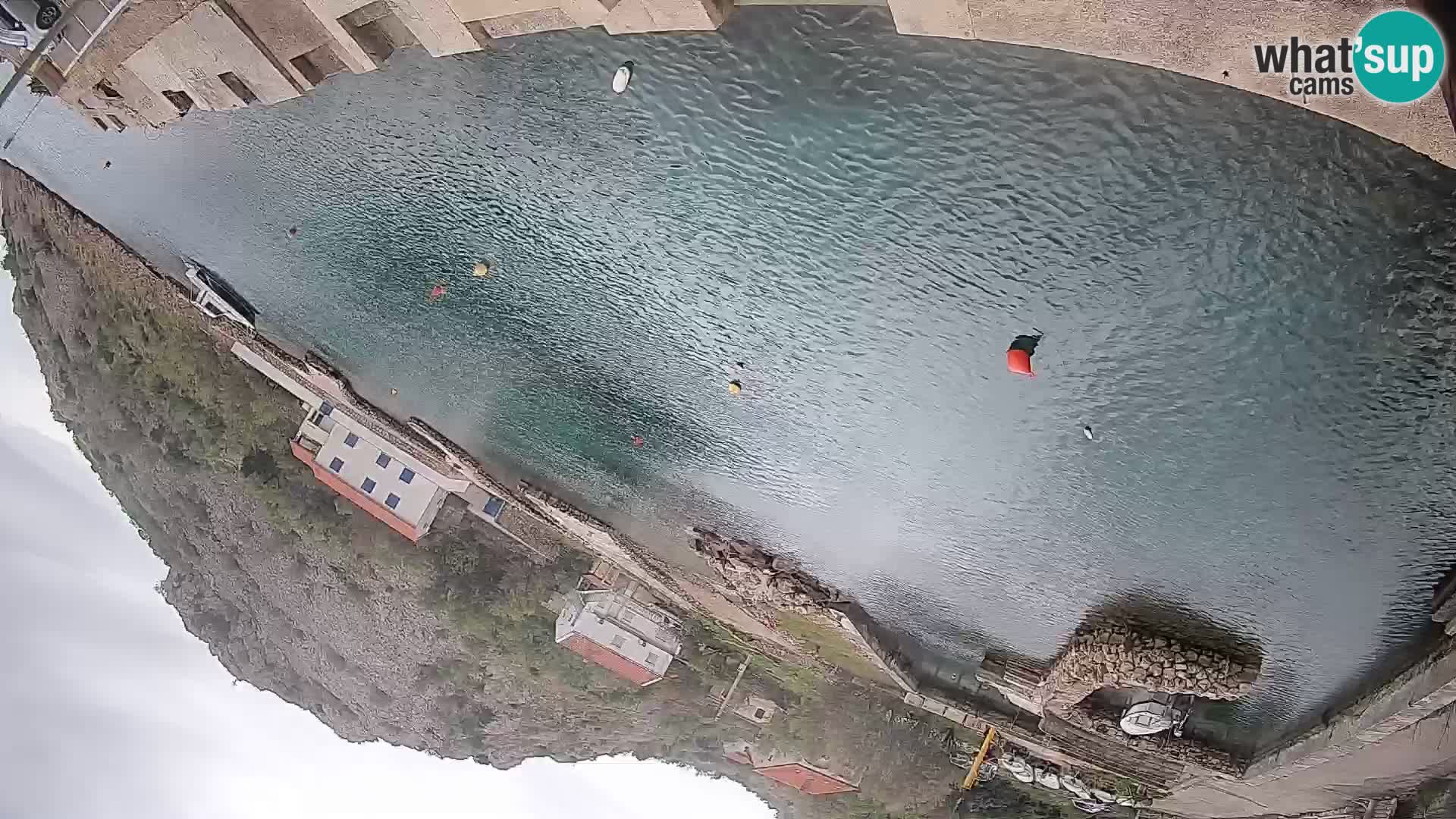 Webcam Prizna ferry port to Pag island