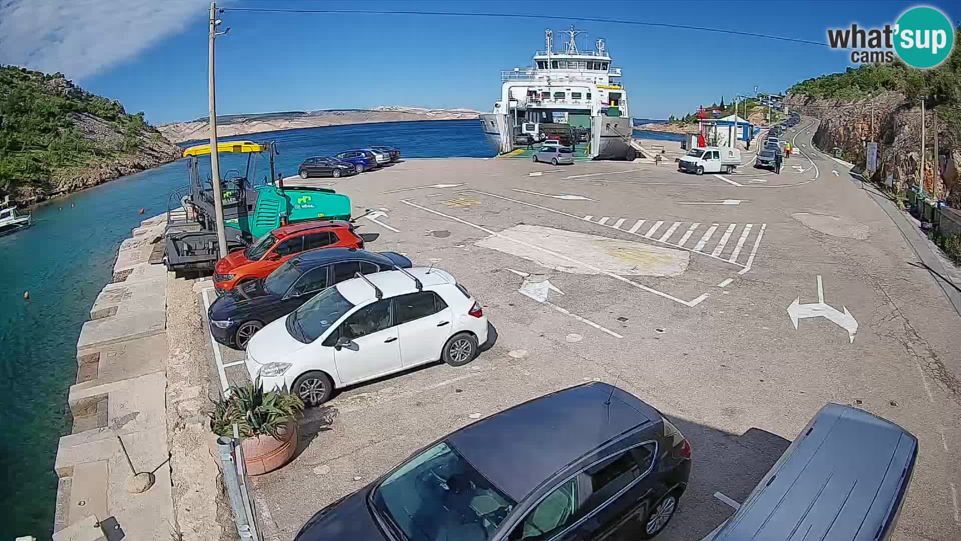 Webcam porto traghetti di Prizna – per l’isola di Pag