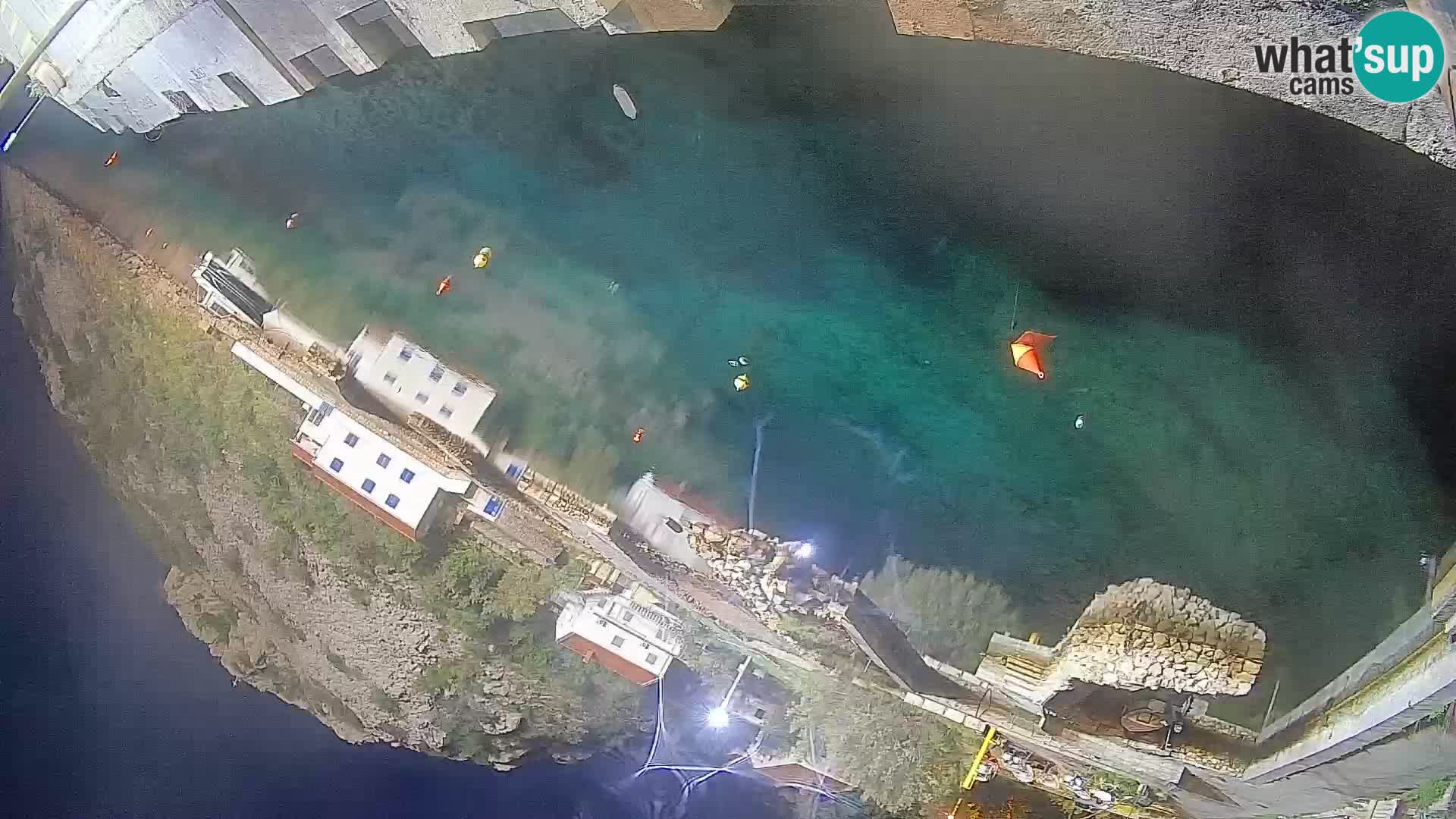 Webcam Fährhafen Prizna – zur Insel Pag