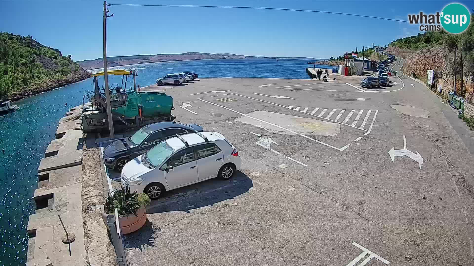 Webcam porto traghetti di Prizna – per l’isola di Pag